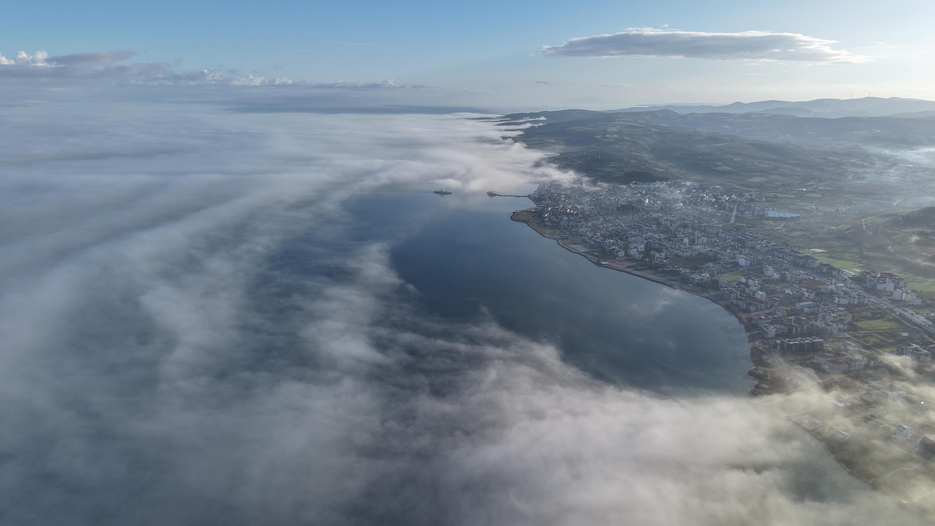 1915 Çanakkale Köprüsü yoğun sis