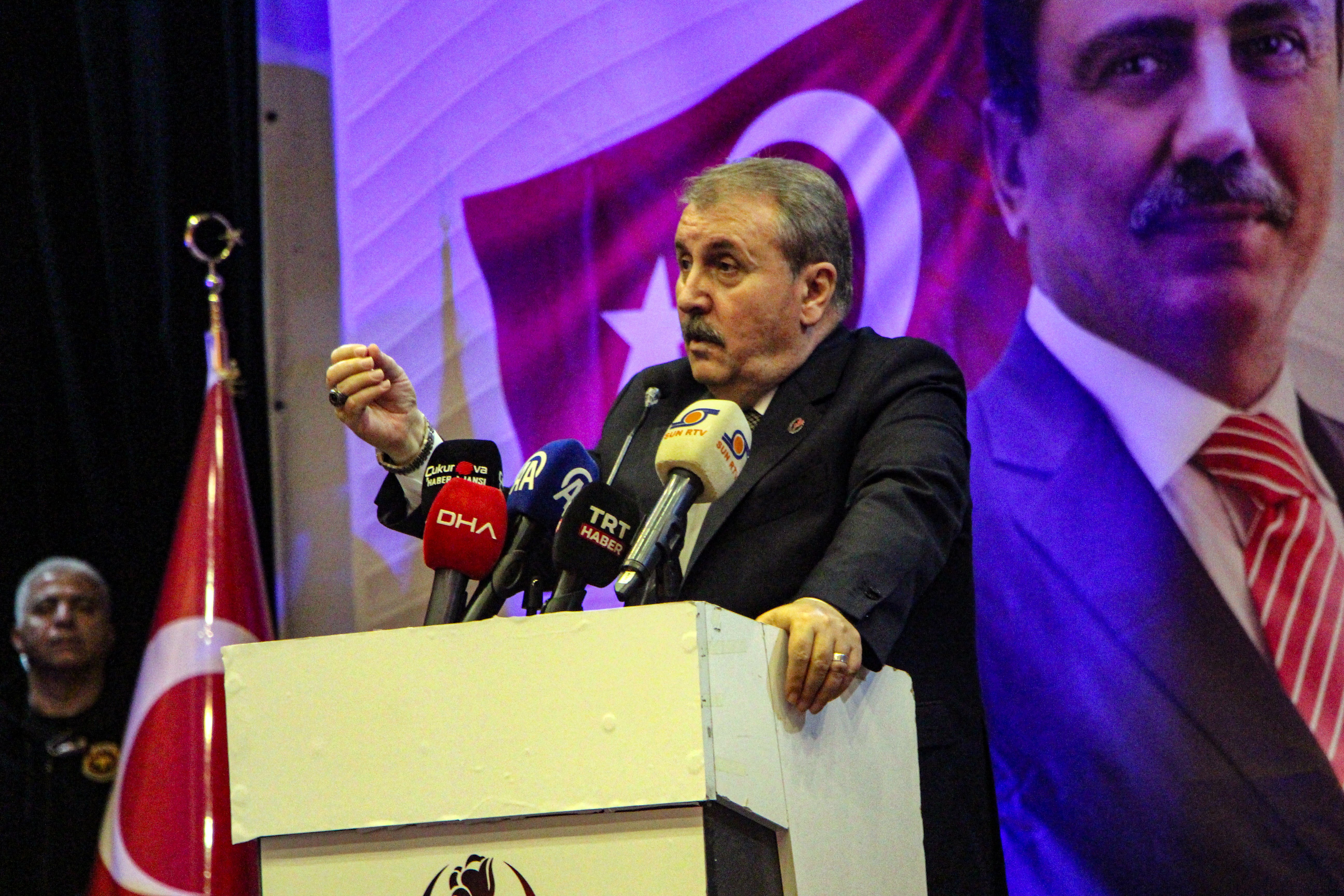 Mustafa Destici BBP Adana Kongresi