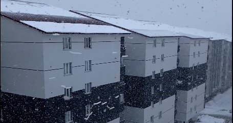 Bitlis kar yağışı kent merkezi