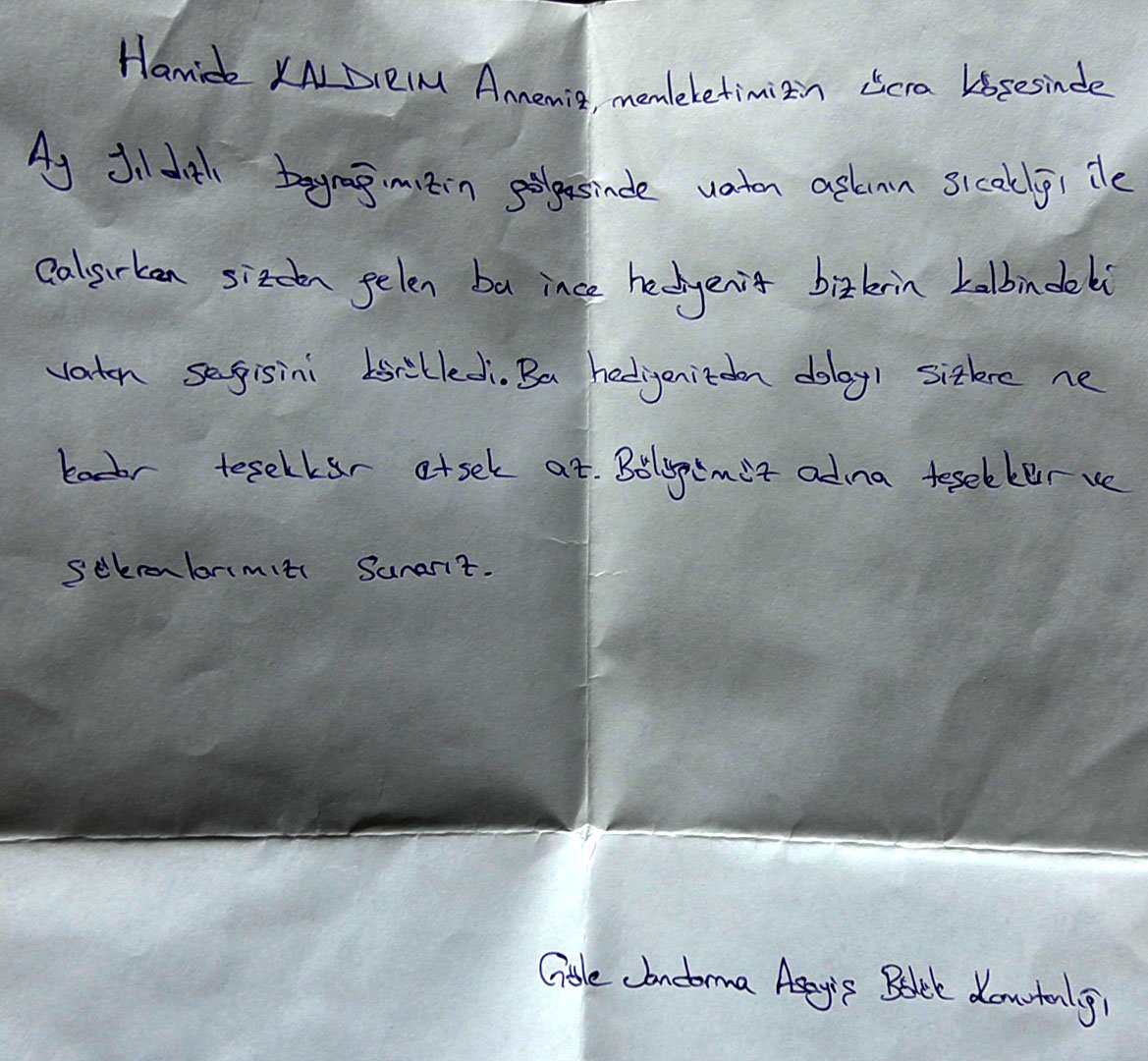 Hamide Kaldırım konuşuyor