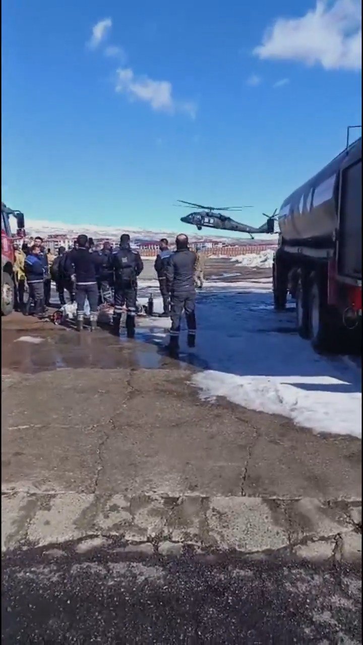 Bingöl elektrik kesintisi jandarma helikopteri