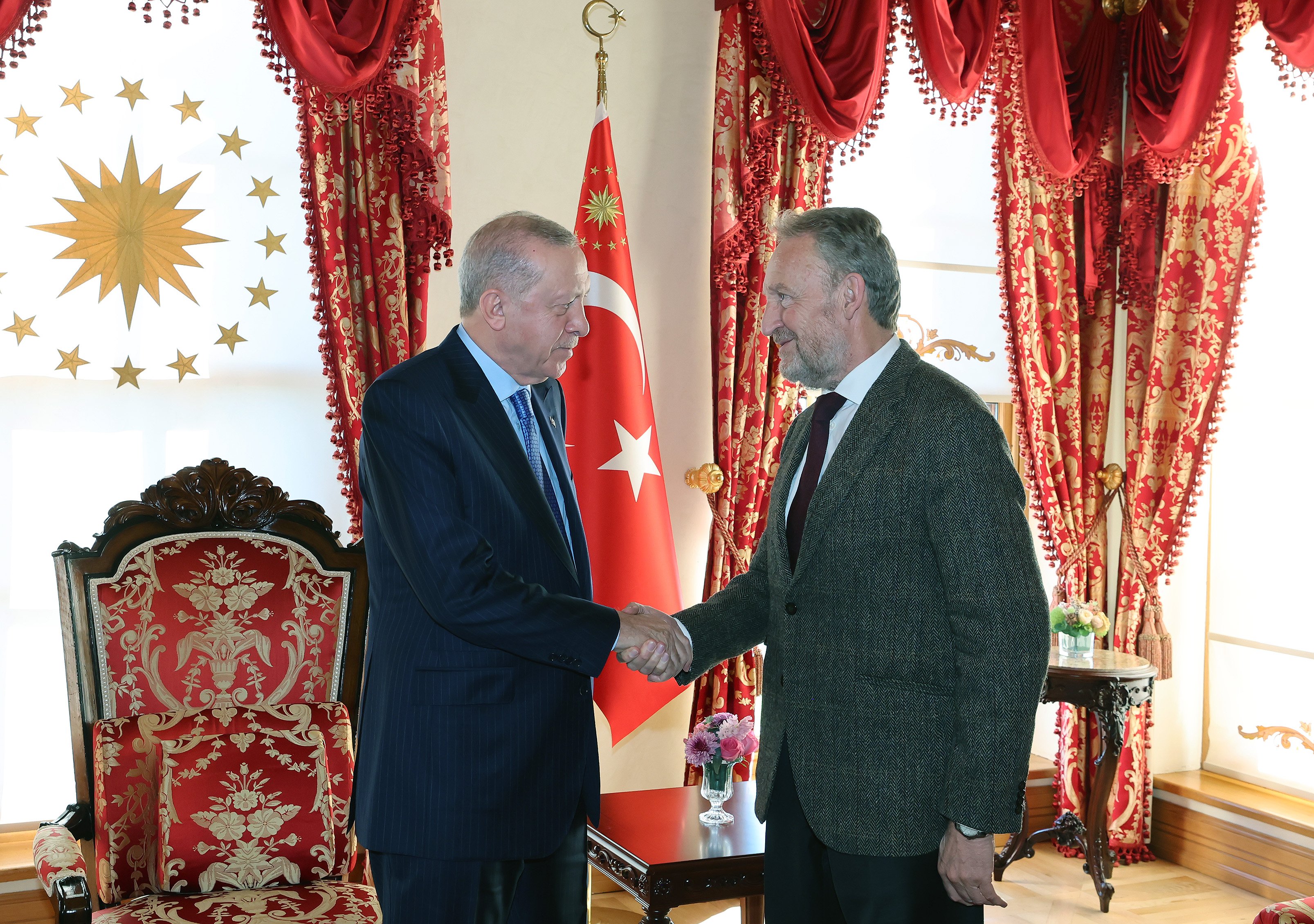 Cumhurbaşkanı Erdoğan Bakir İzzetbegoviç ile görüşme