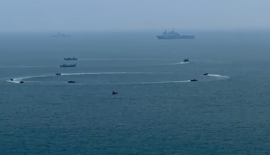 NATO Tatbikatı Havadan Görünüm