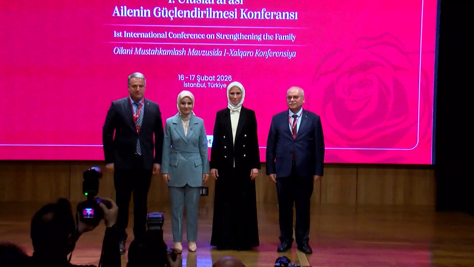 Uluslararası Aile Konferansı katılımcıları