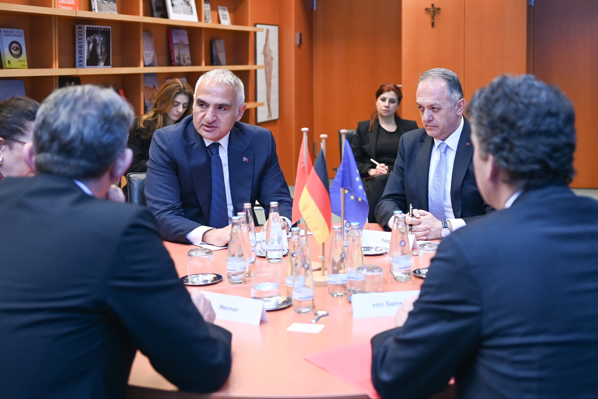 Bakan Mehmet Nuri Ersoy ve Bakan Wolfram Weimer