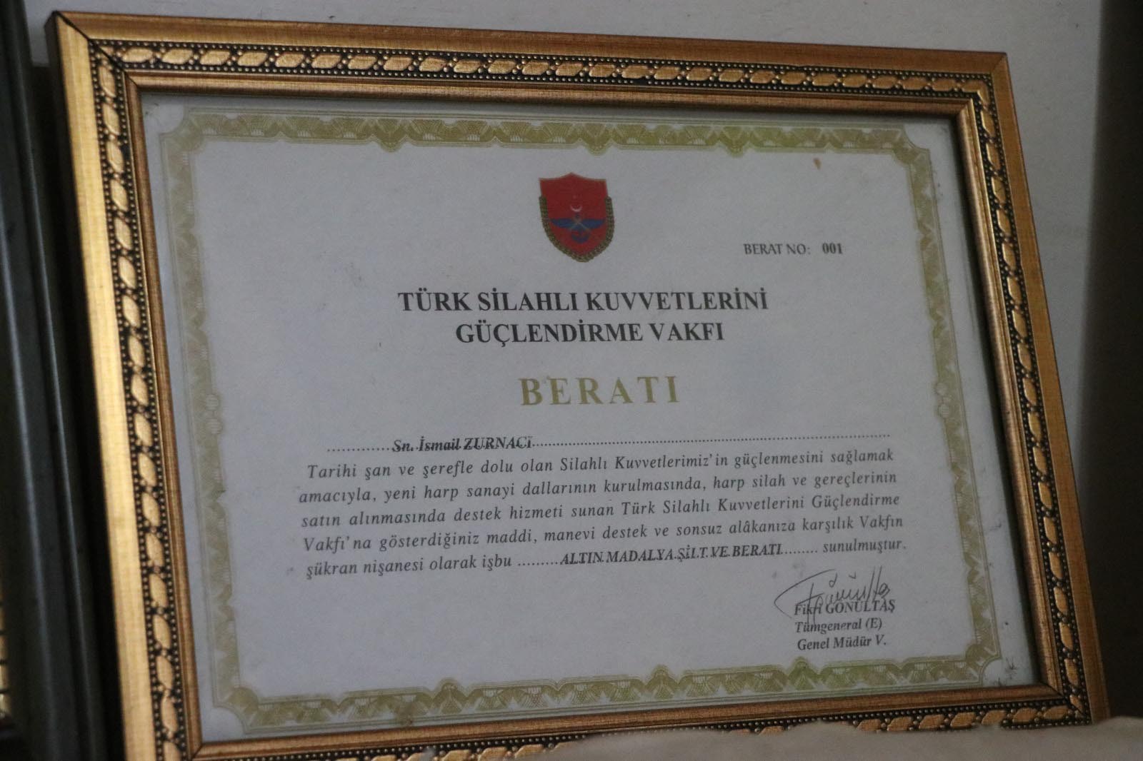 TSKGV Bağışçı İsmail Zurnacı