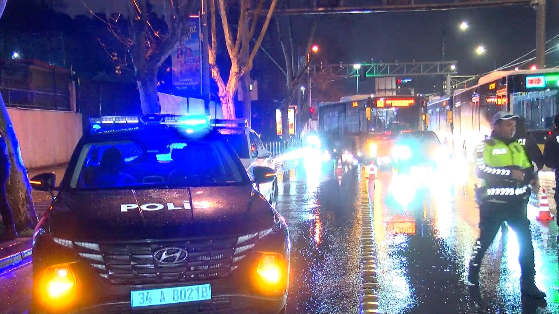 Huzur İstanbul Denetimi Polis Kontrol Noktası