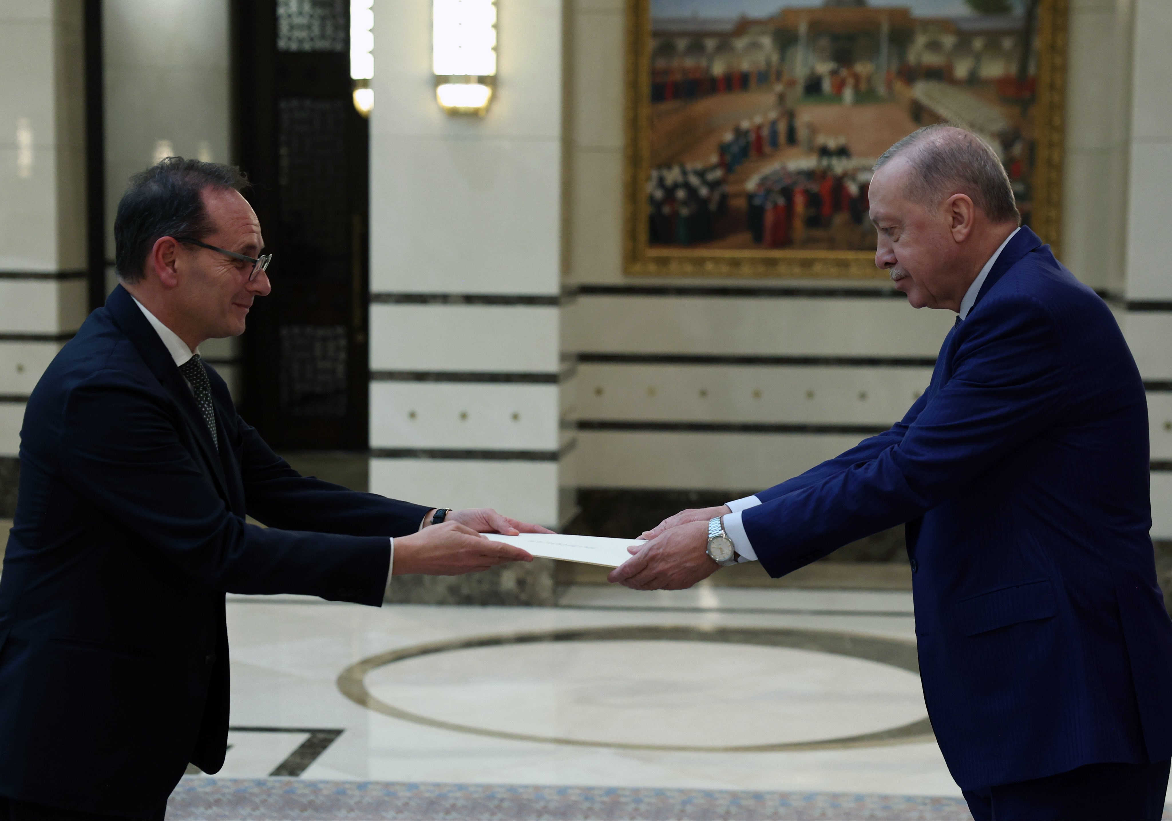 Cumhurbaşkanı Erdoğan Güven Mektubu Töreni