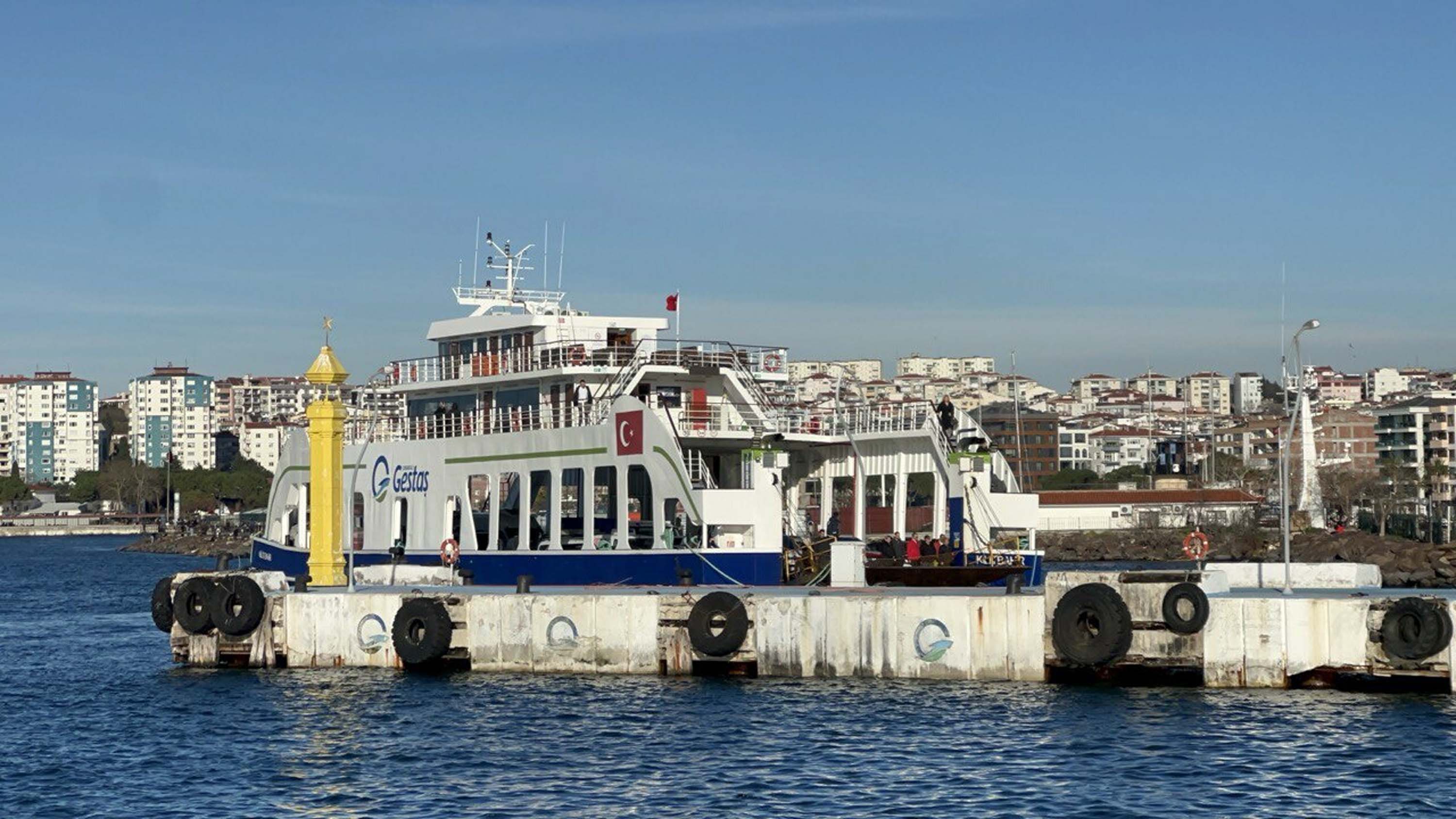 GESTAŞ feribot seferleri iptal fırtına