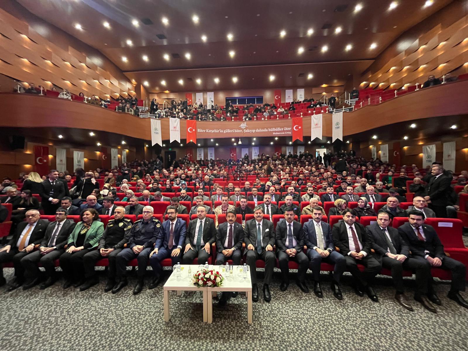 Bakan Yardımcısı Burak Demiralp Kırşehir konut kurası