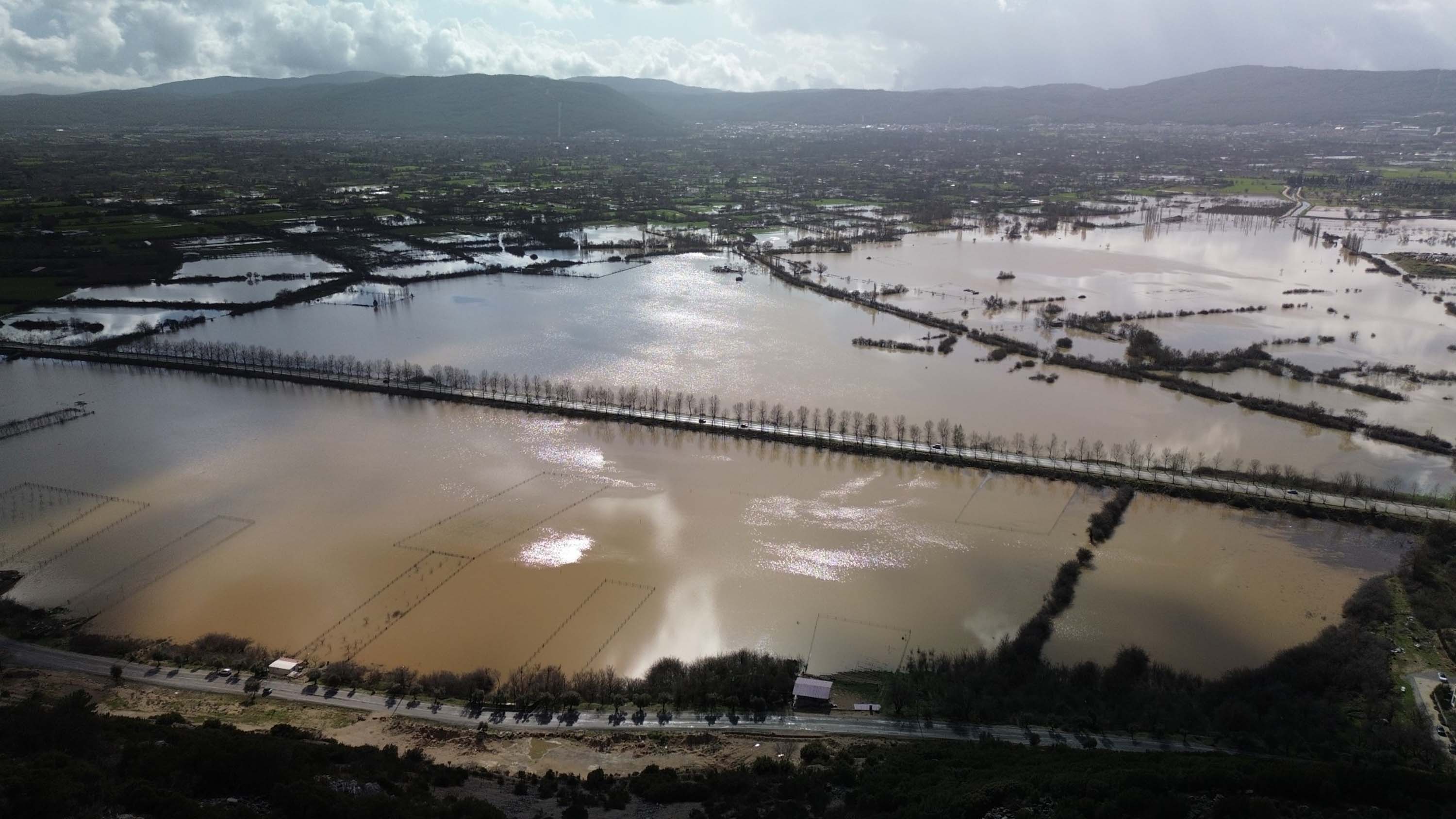 Muğla tarım arazileri sel