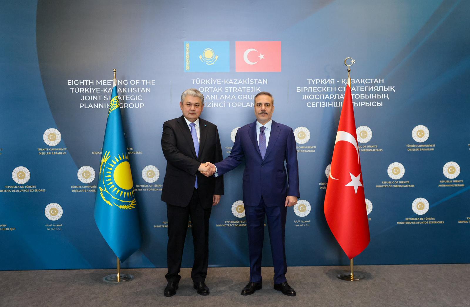 Türkiye Kazakistan Dışişleri Bakanları toplantı