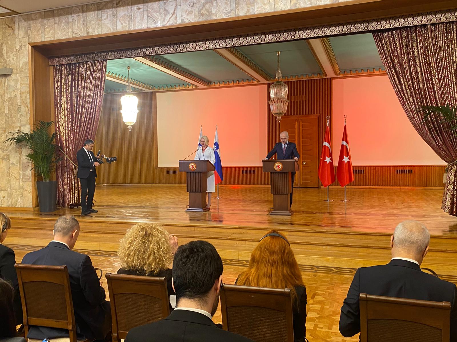 TBMM Başkanı Numan Kurtulmuş basın toplantısında