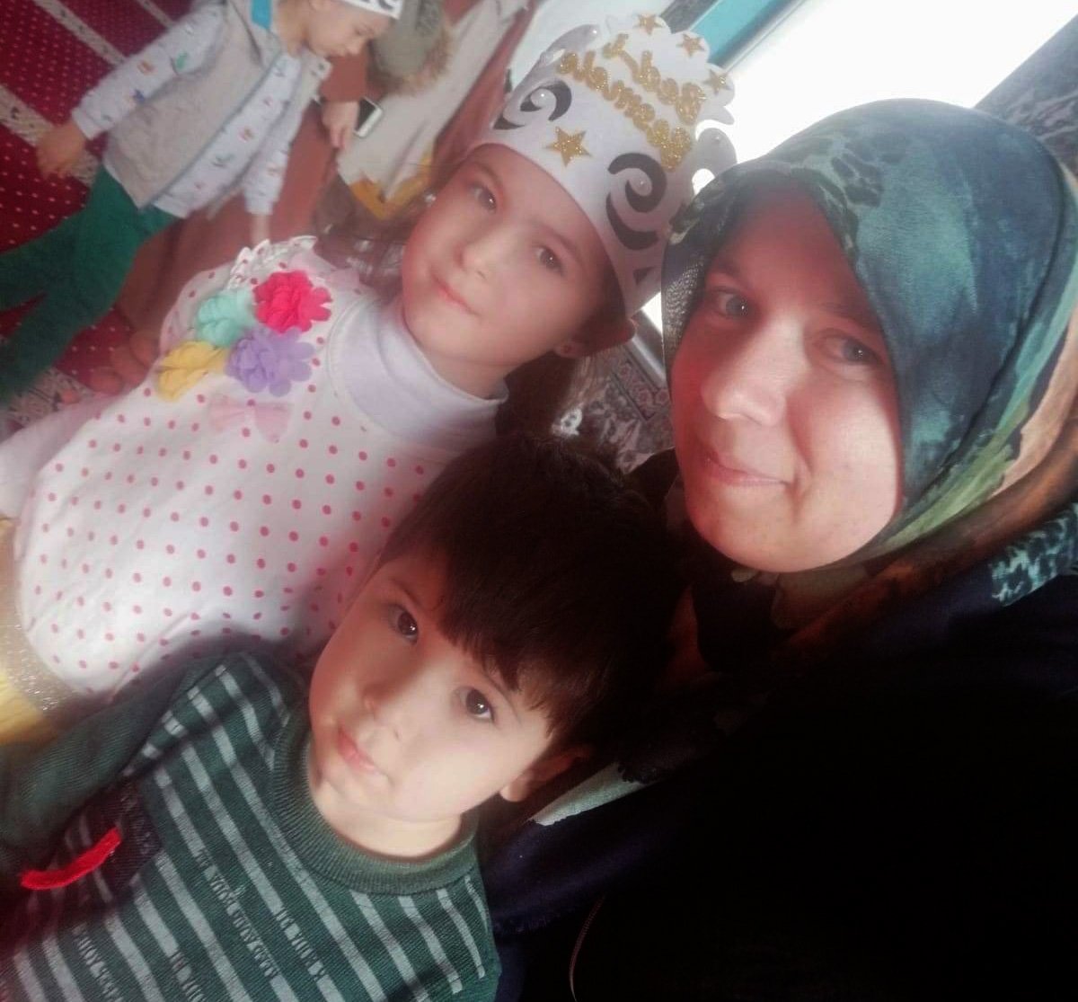 Baba ve kızı birlikte