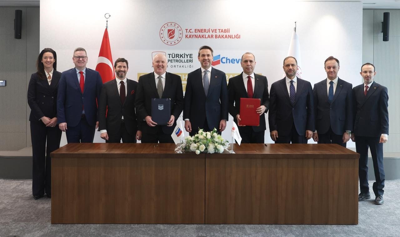 TPAO Chevron Enerji İş Birliği Anlaşması İmza Töreni