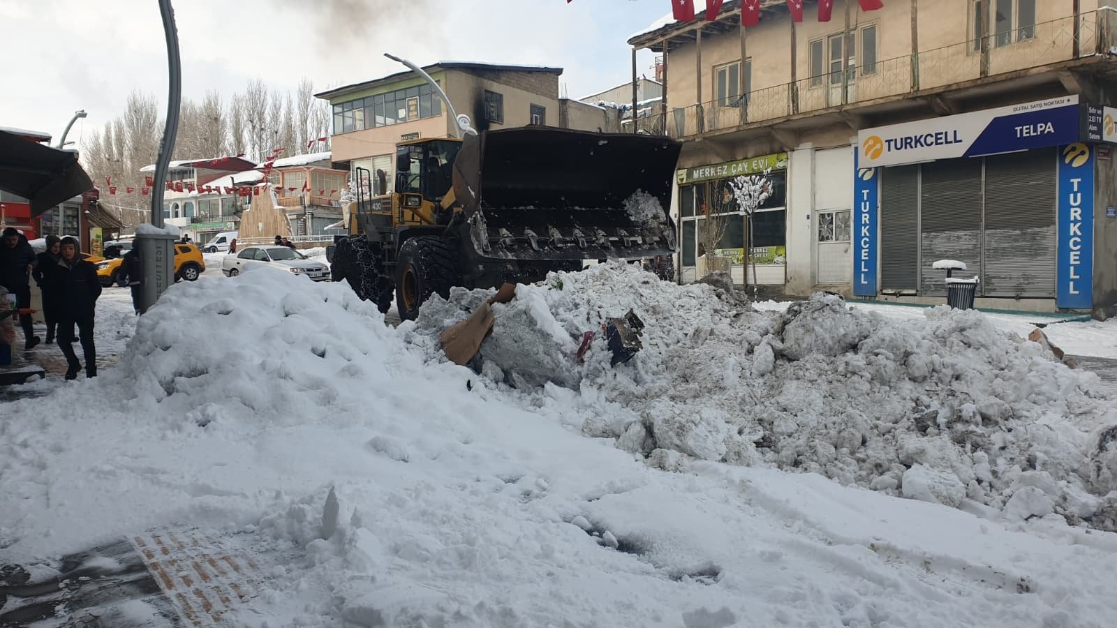 Van kar temizleme çalışması