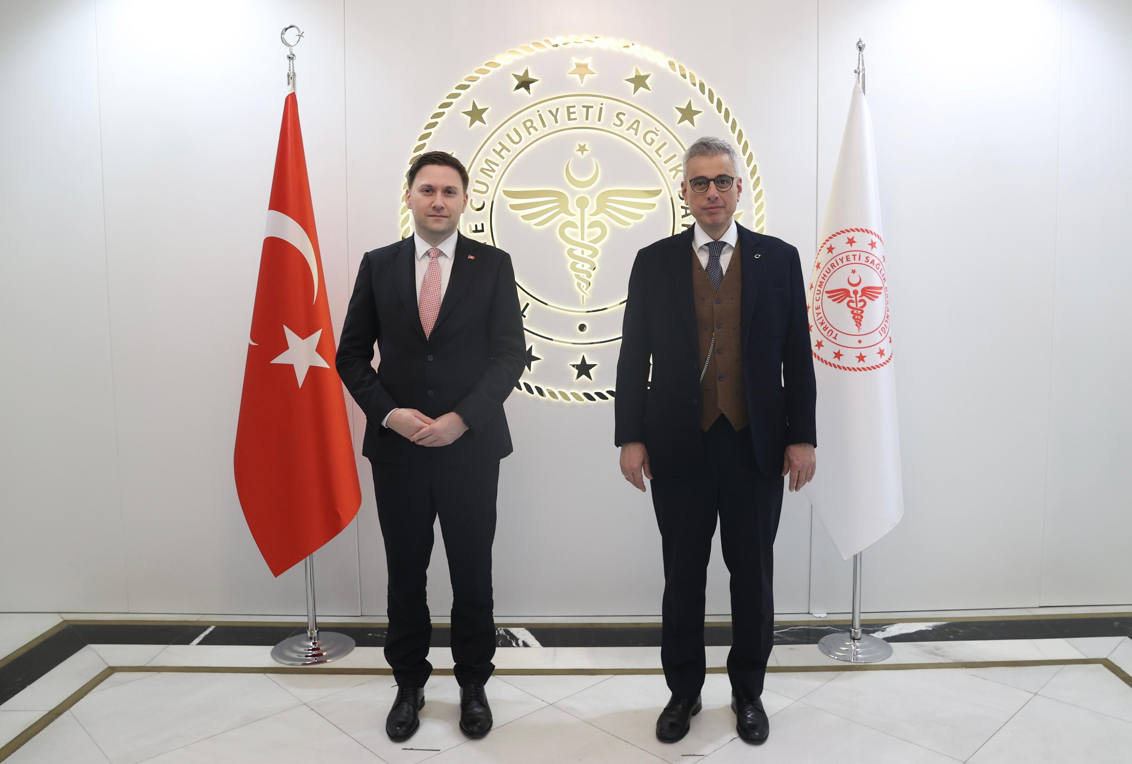 Karadağ Sağlık Bakanı Vojislav Šimun Türkiye ziyareti