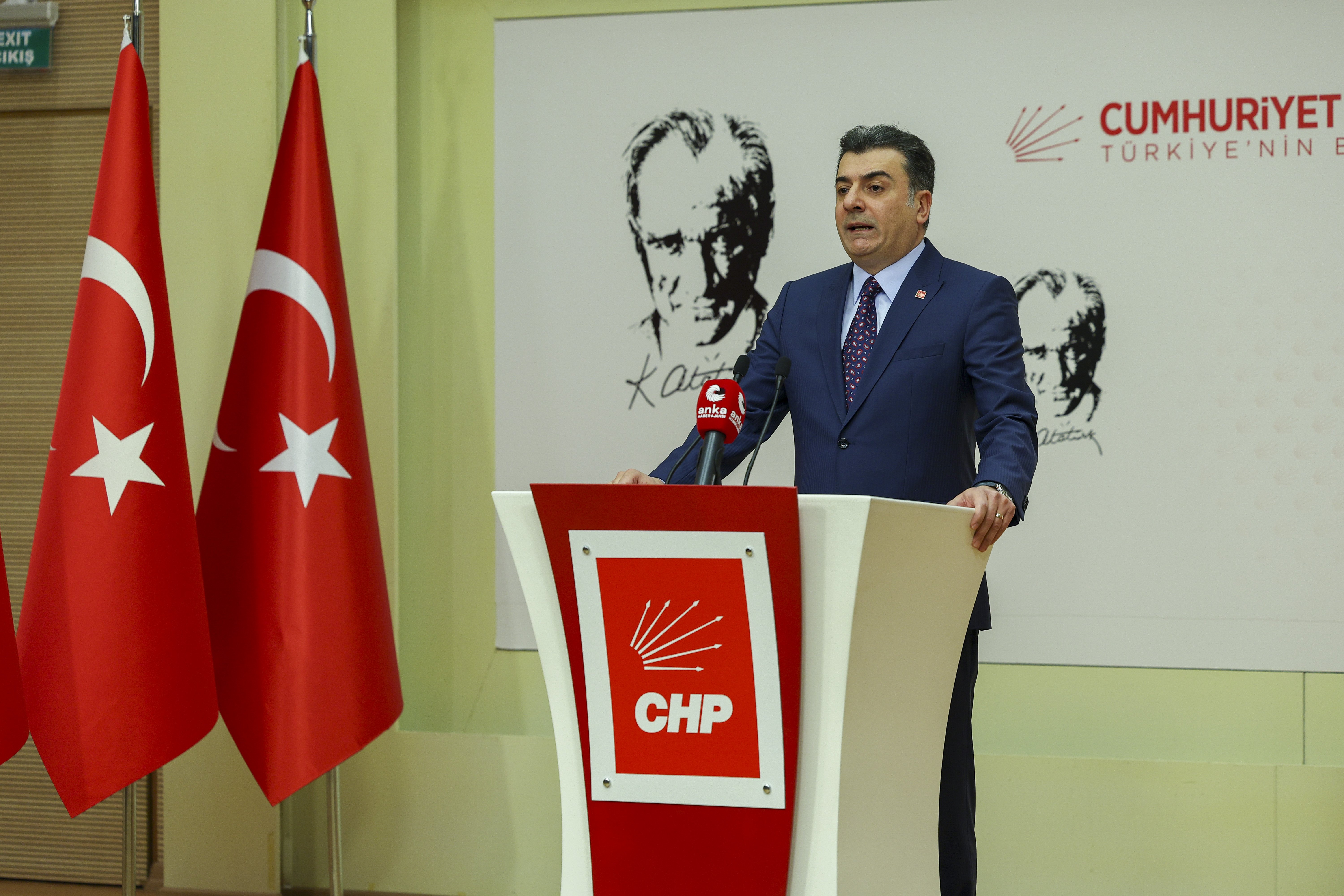 CHP Sözcüsü Zeynel Emre Basın Toplantısı