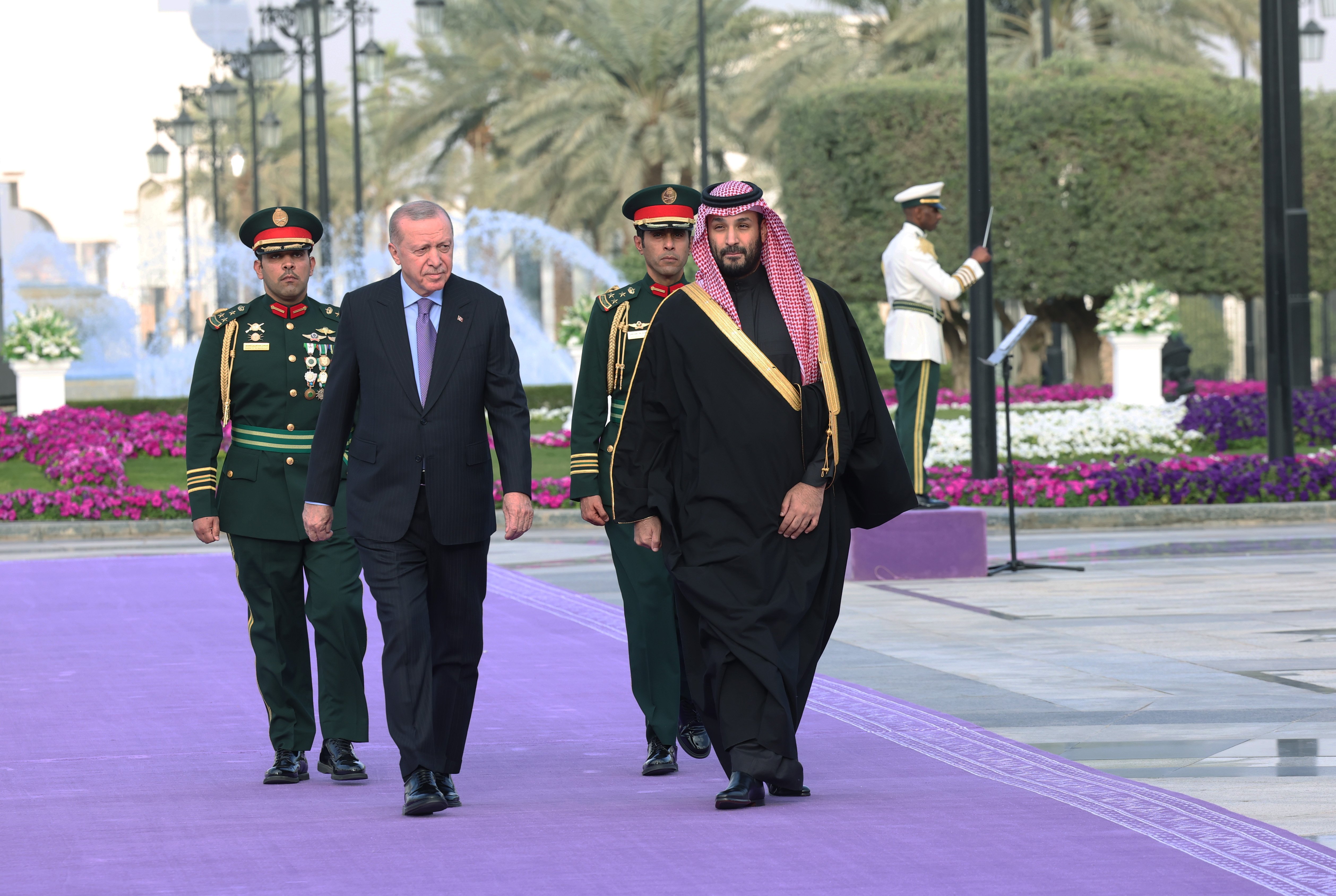 Cumhurbaşkanı Erdoğan Suudi Arabistan Riyad Resmi Tören