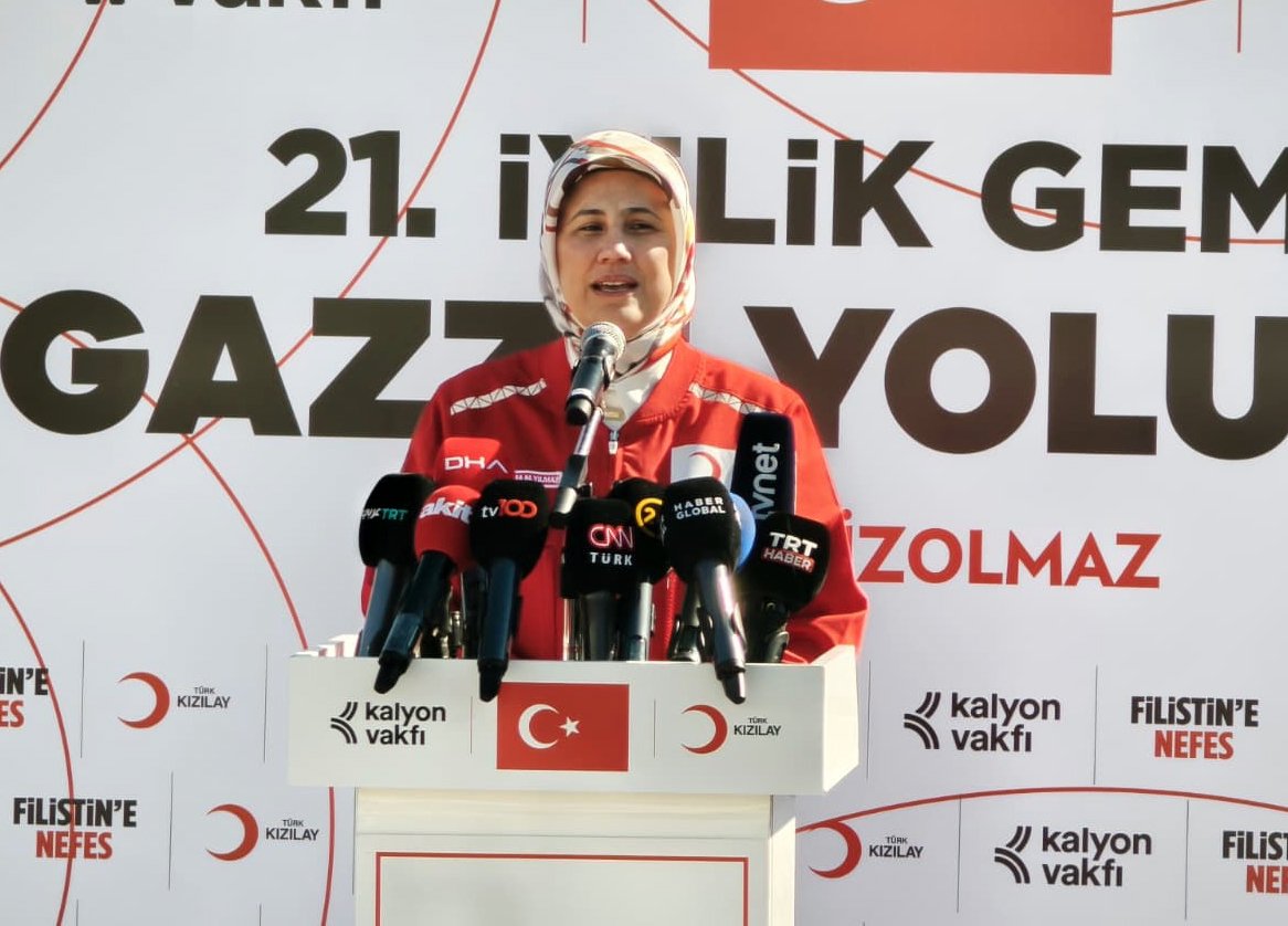 Gazze İyilik Gemisi Mersin Limanı