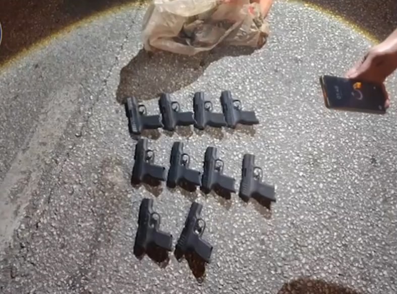 Hatay operasyonunda ele geçirilen silahlar