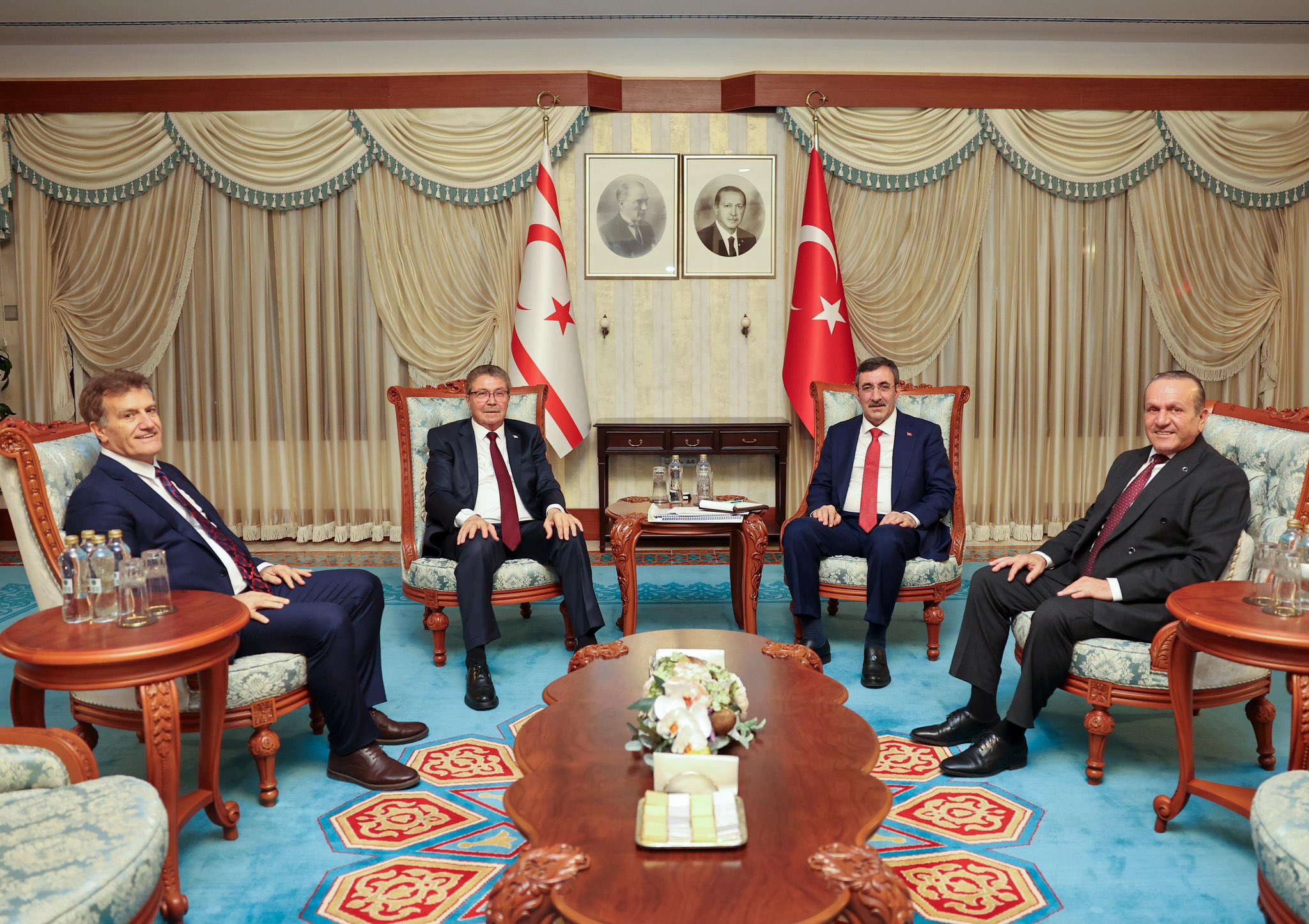 Cevdet Yılmaz Ünal Üstel görüşmesi