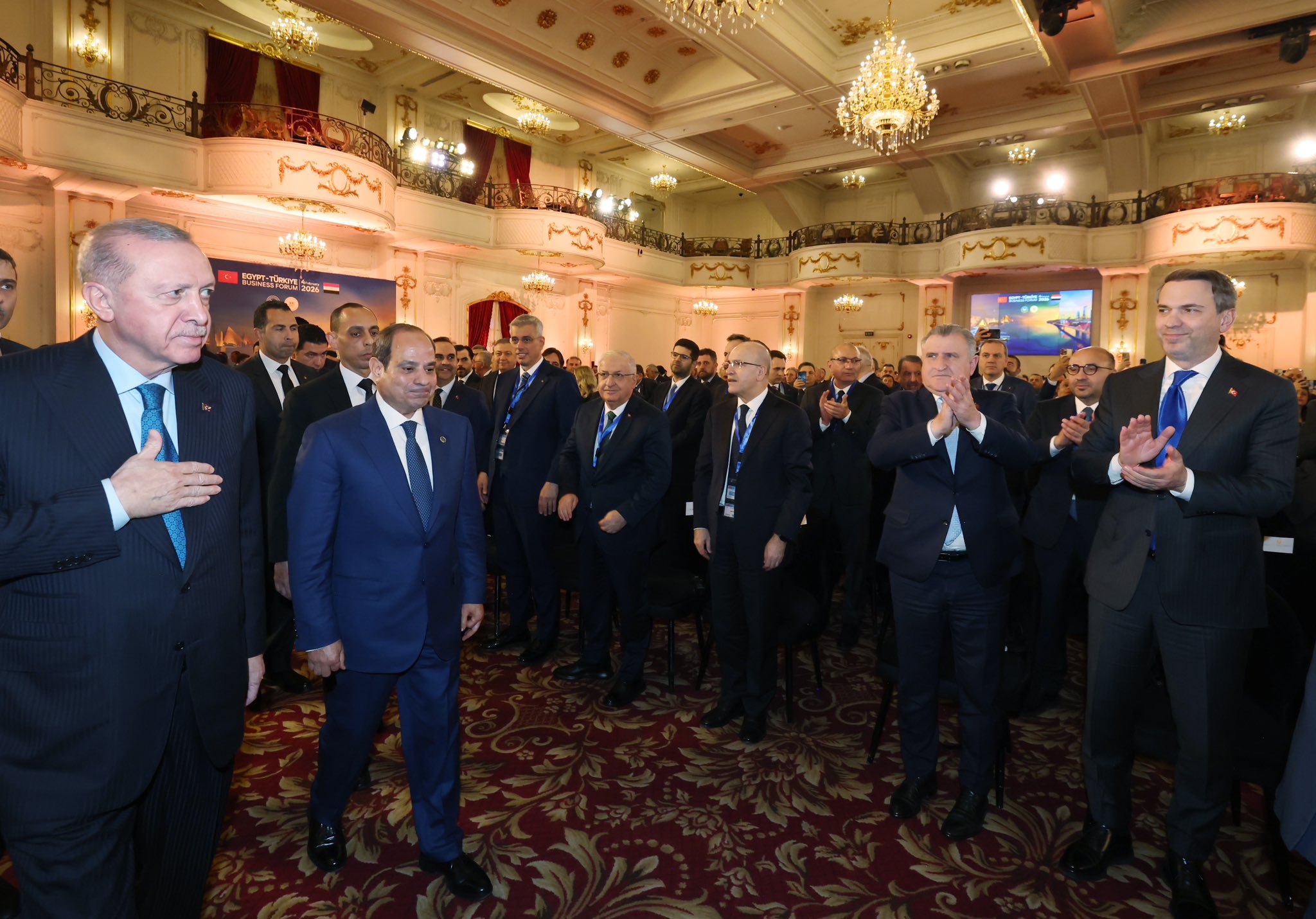 Cumhurbaşkanı Erdoğan ve Mısır Cumhurbaşkanı Sisi