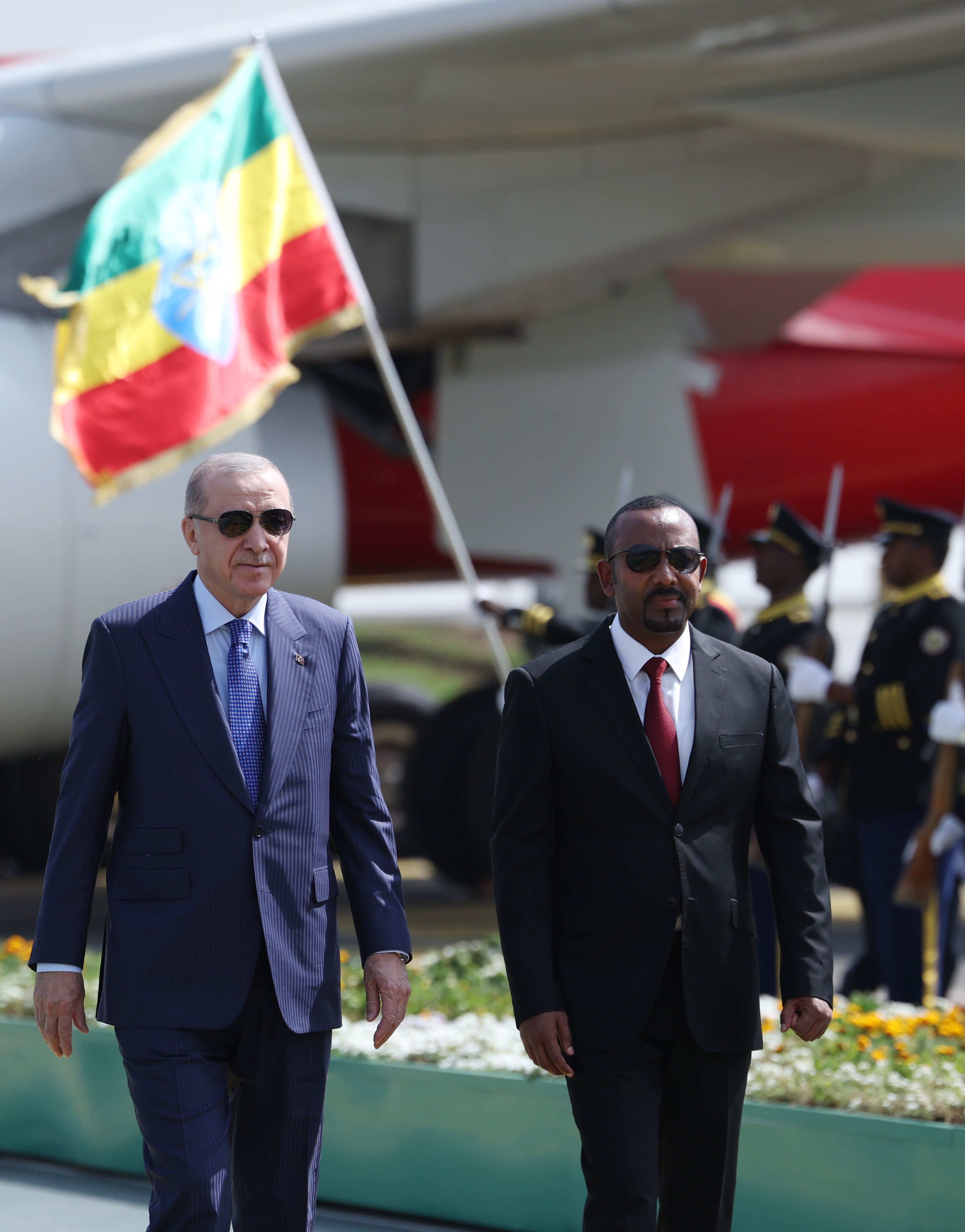 Cumhurbaşkanı Erdoğan onuruna verilen resmi yemek