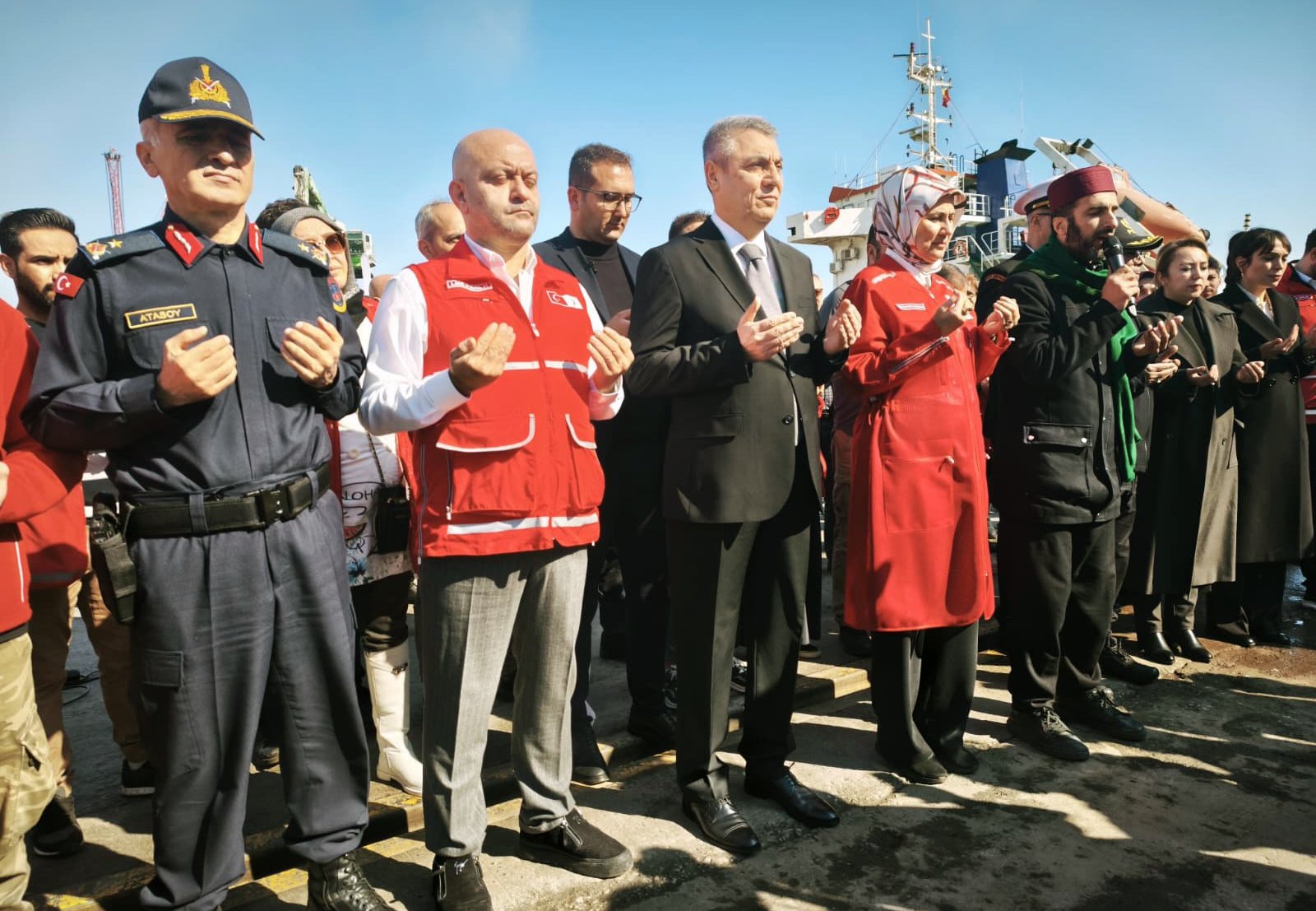 Türk Kızılay Başkanı Fatma Meriç Yılmaz konuşma yapıyor