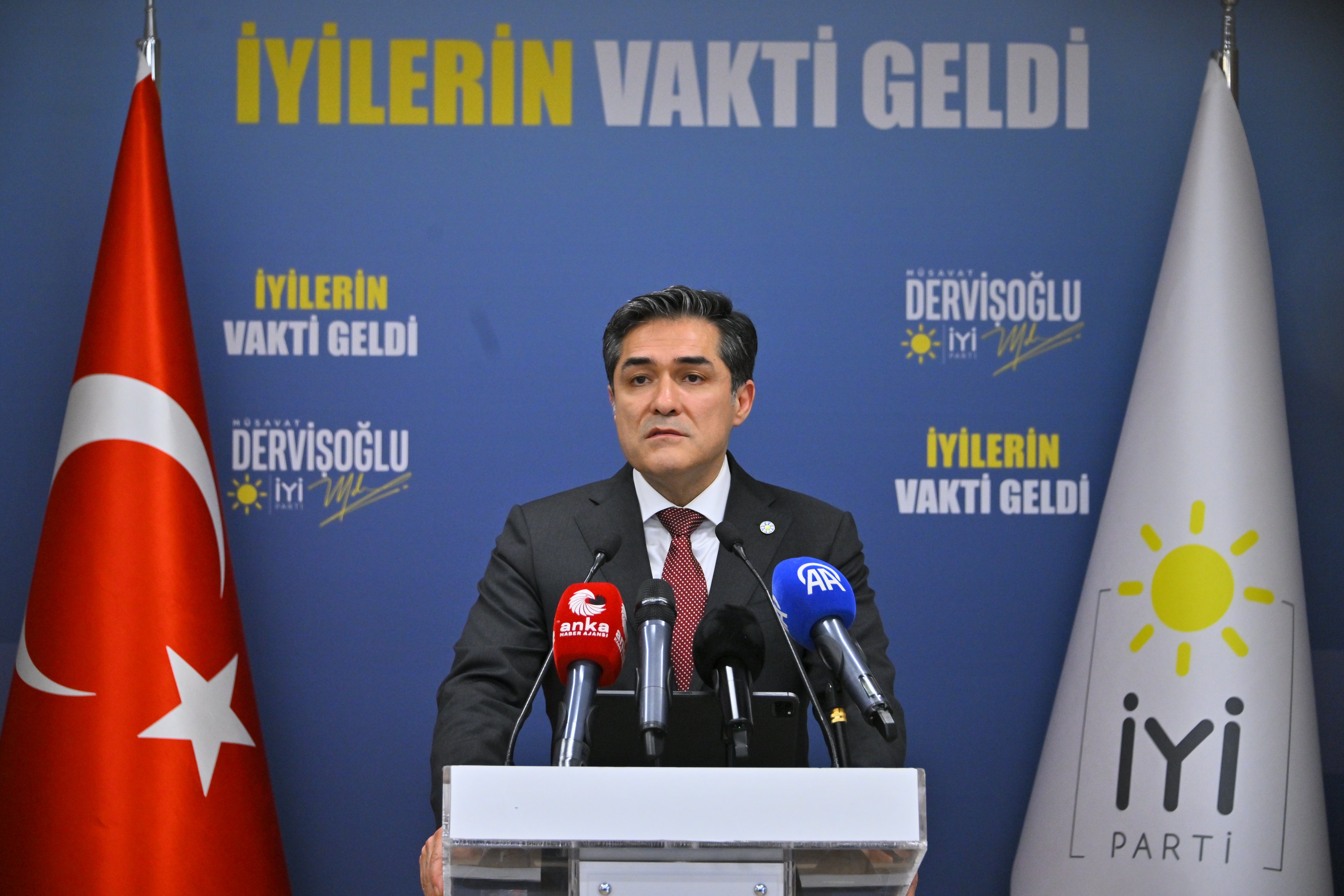İYİ Parti Sözcüsü Buğra Kavuncu Basın Toplantısı