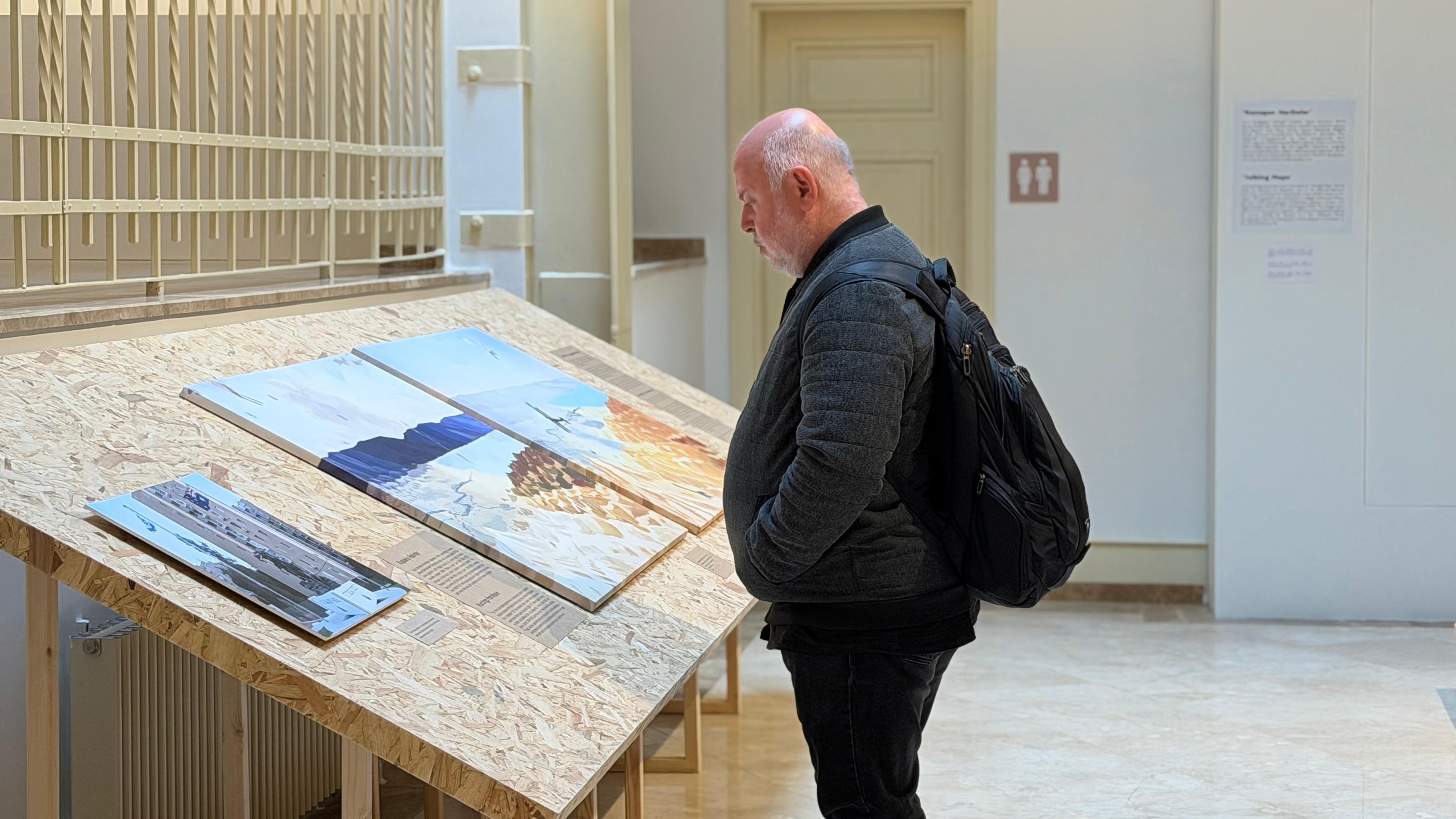 Buket Coşkuner Kuşbakışı Filistin sergisi