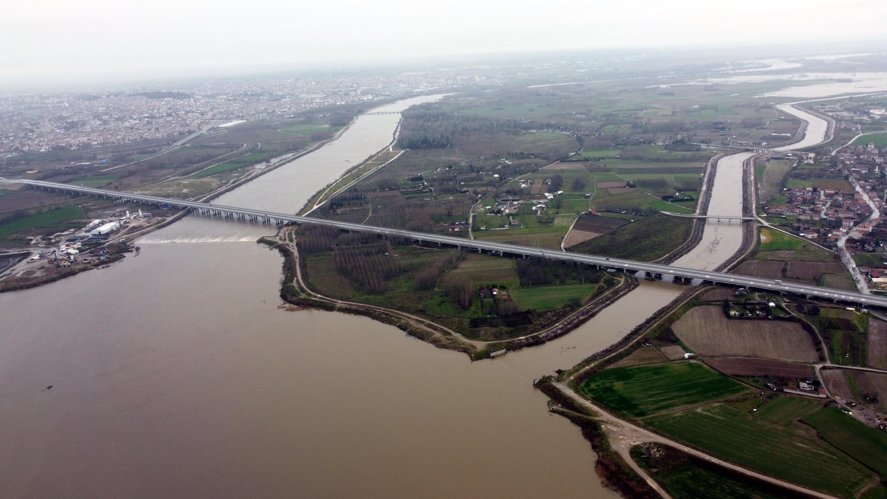 Meriç Nehri taşkını Edirne