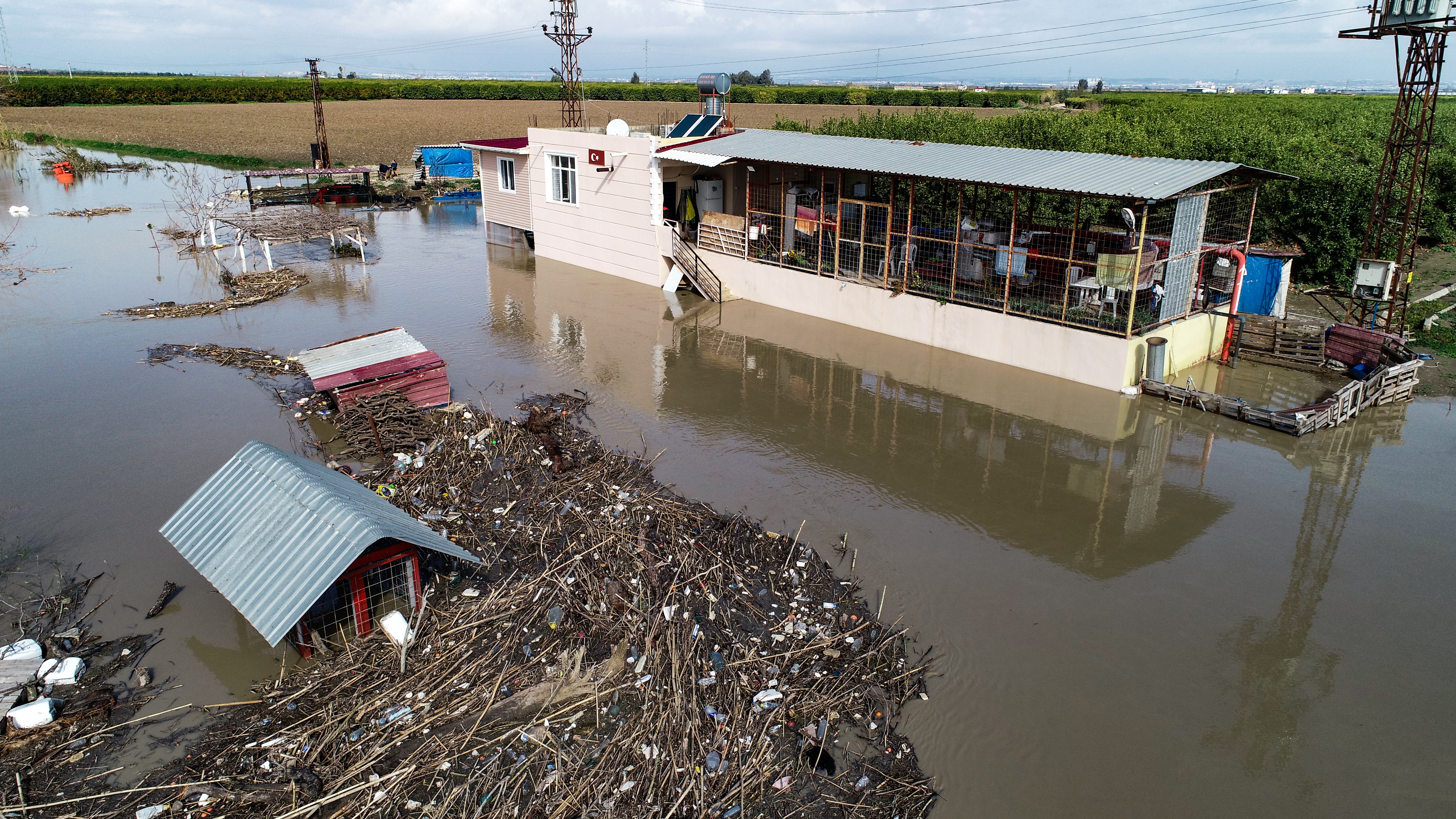 Adana tarım arazileri sel