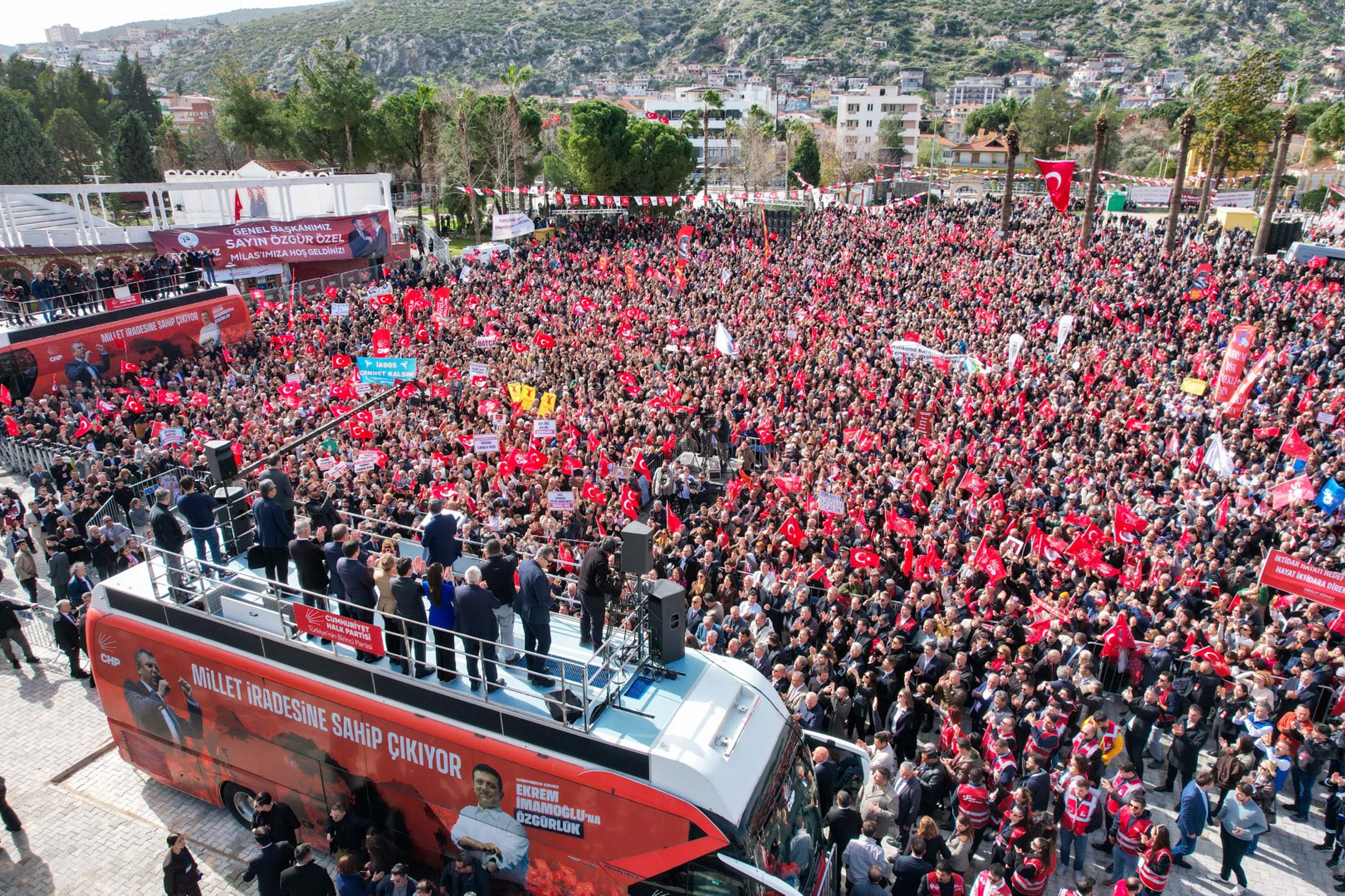CHP Mitingi Genel Görünüm