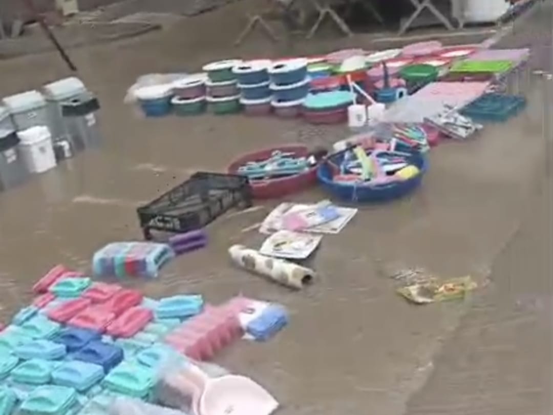 Nusaybin sel felaketi okul bahçesi