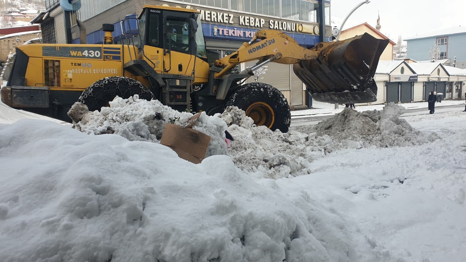 Belediye kar mücadelesi