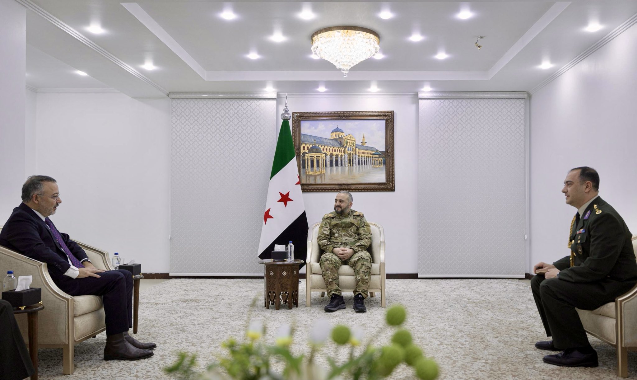 Nuh Yılmaz Suriye Savunma Bakanı Ebu Kasra