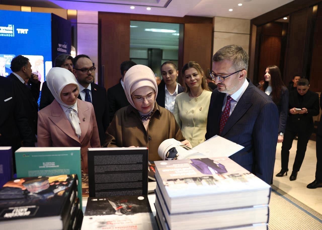 İletişim Başkanı Burhanettin Duran konuşma yapıyor