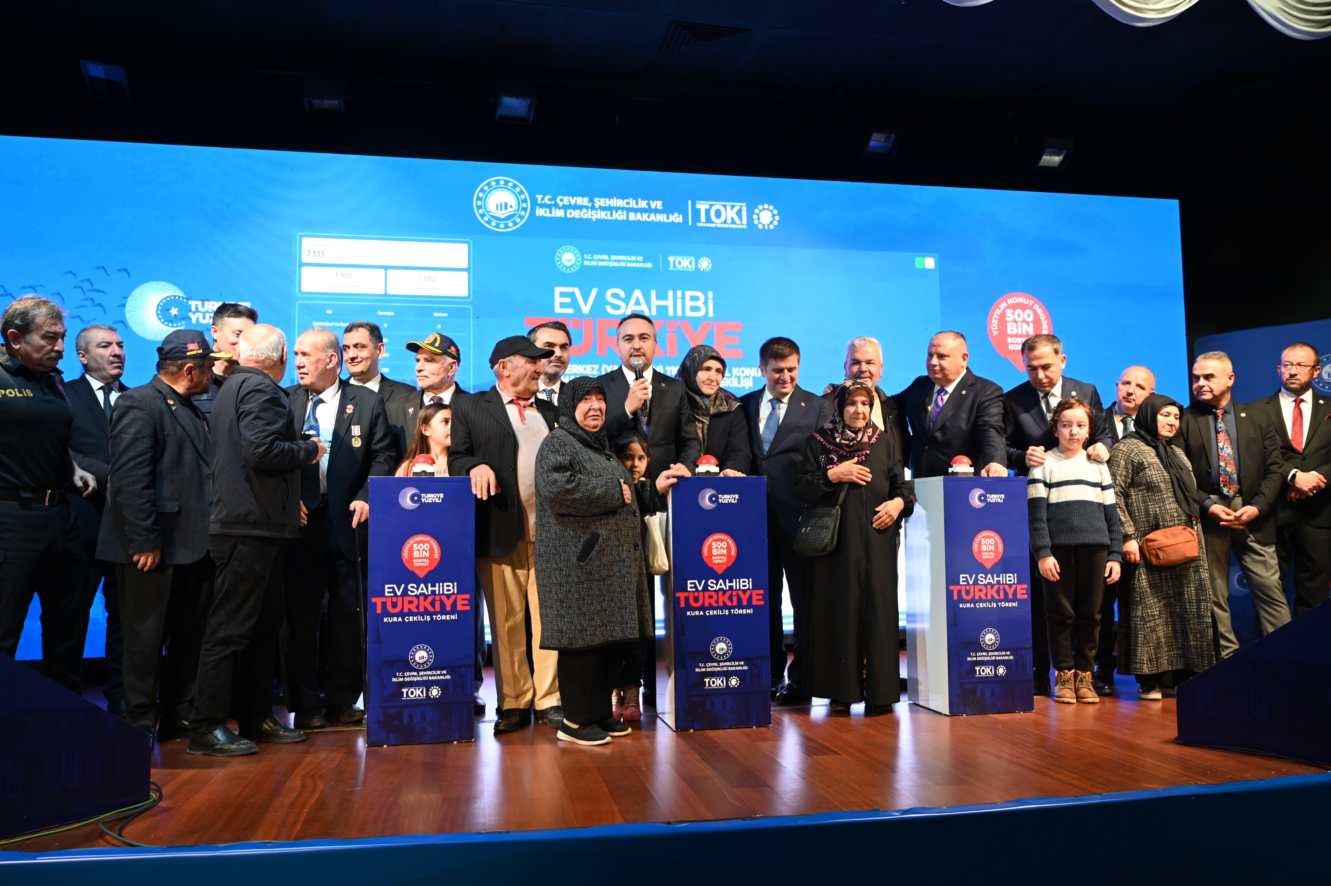 Kırıkkale Konut Kura Töreni Bakan Yardımcısı Burak Demiralp