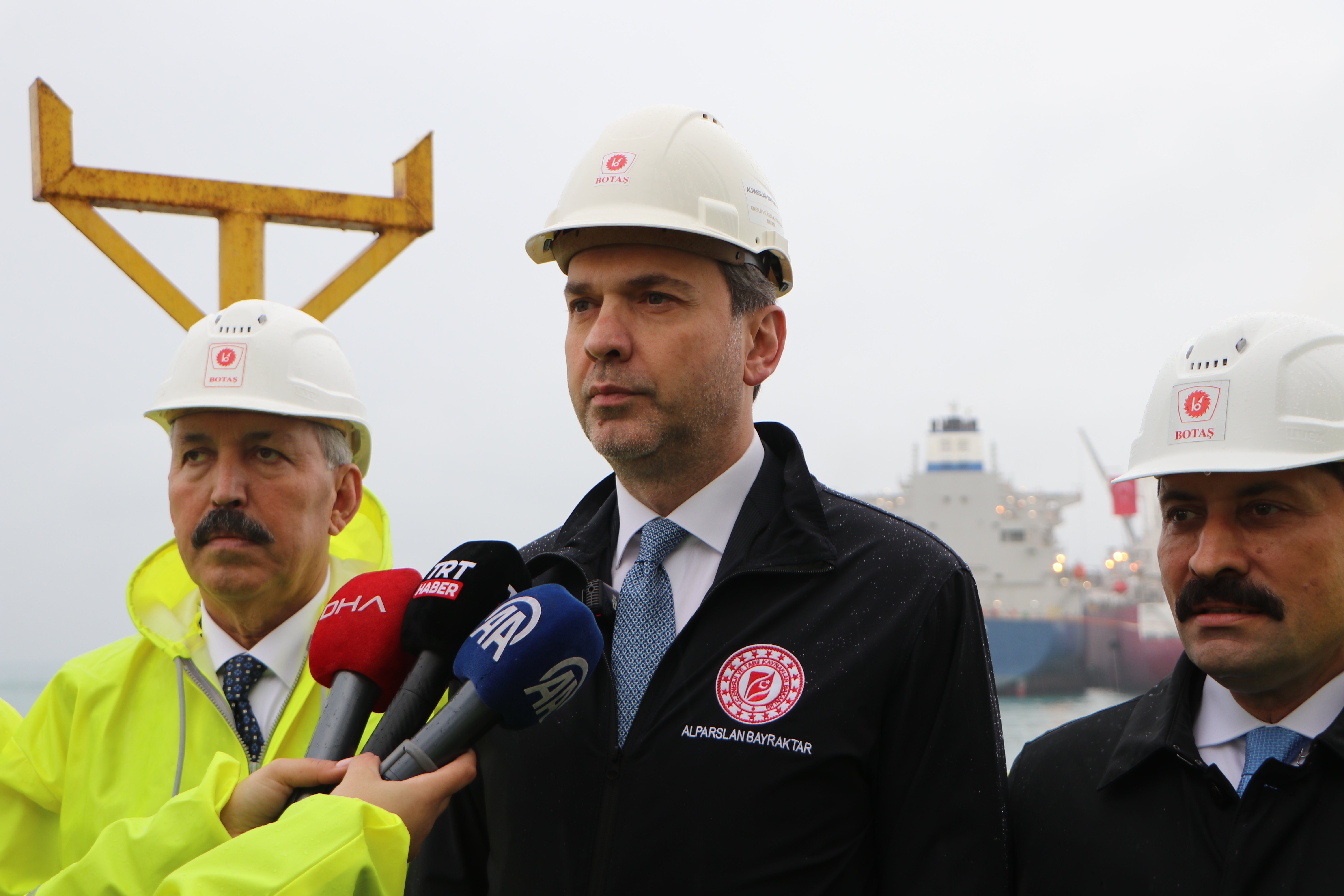 Bakan Alparslan Bayraktar BOTAŞ Terminali