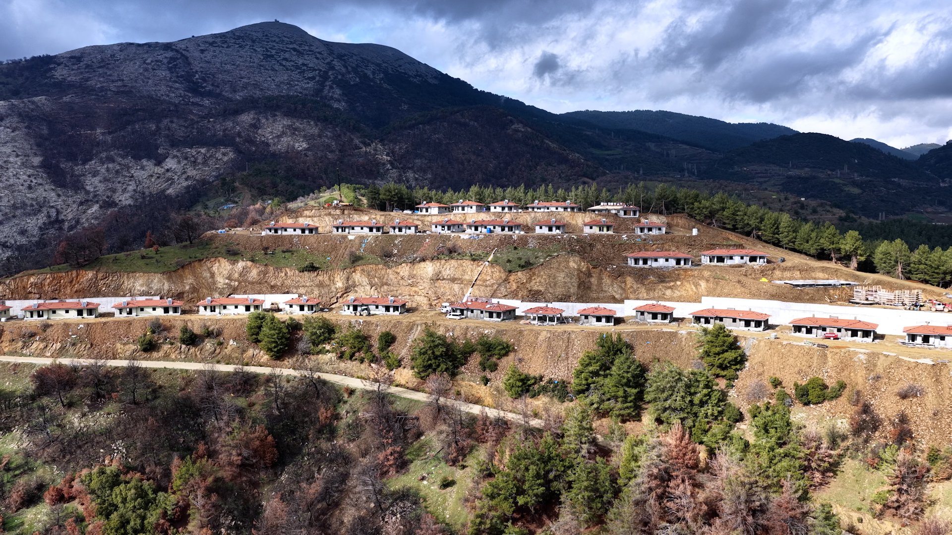 Ödemiş yangını sonrası hasar