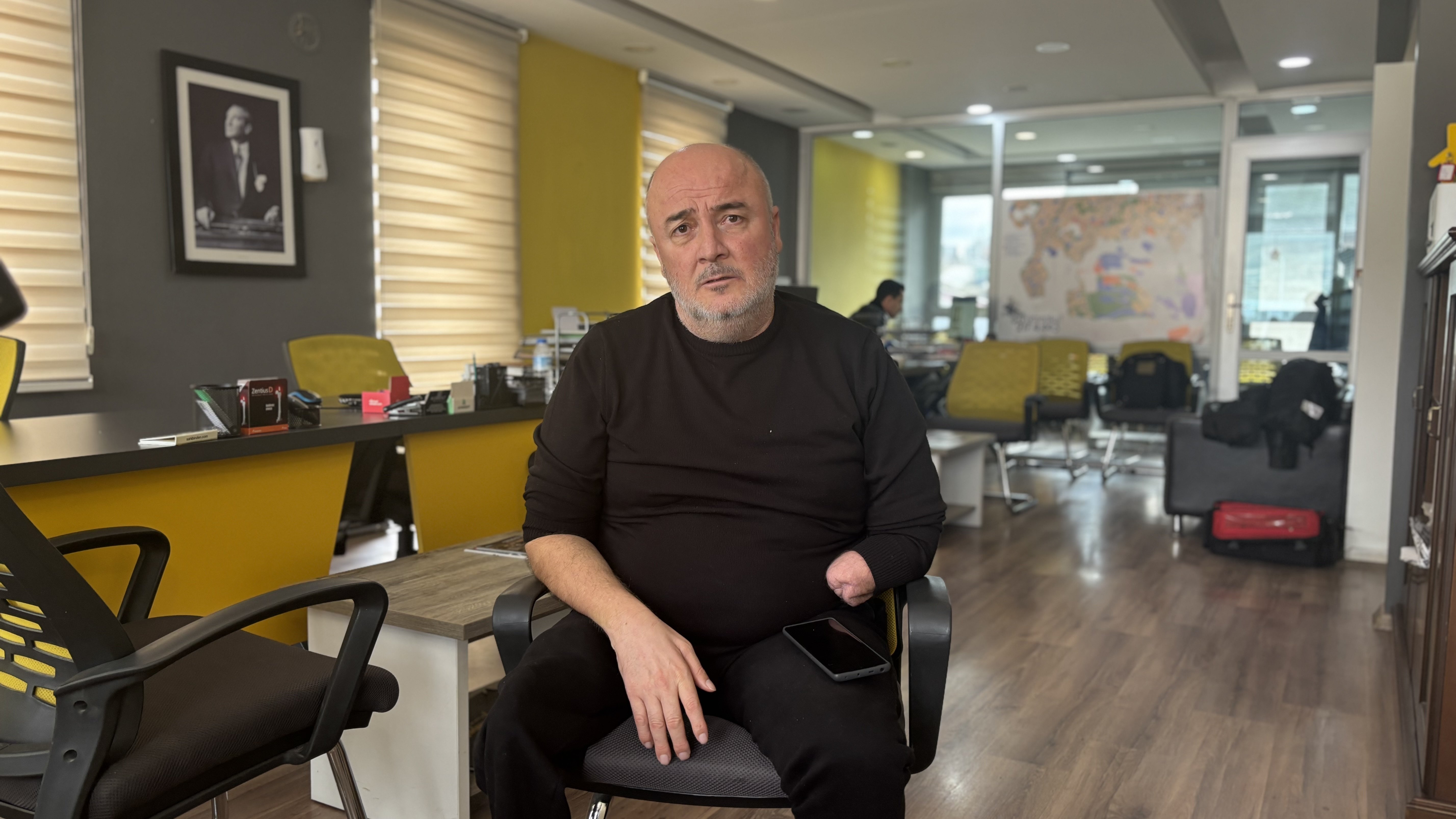 Hüseyin Öz çocuklarla