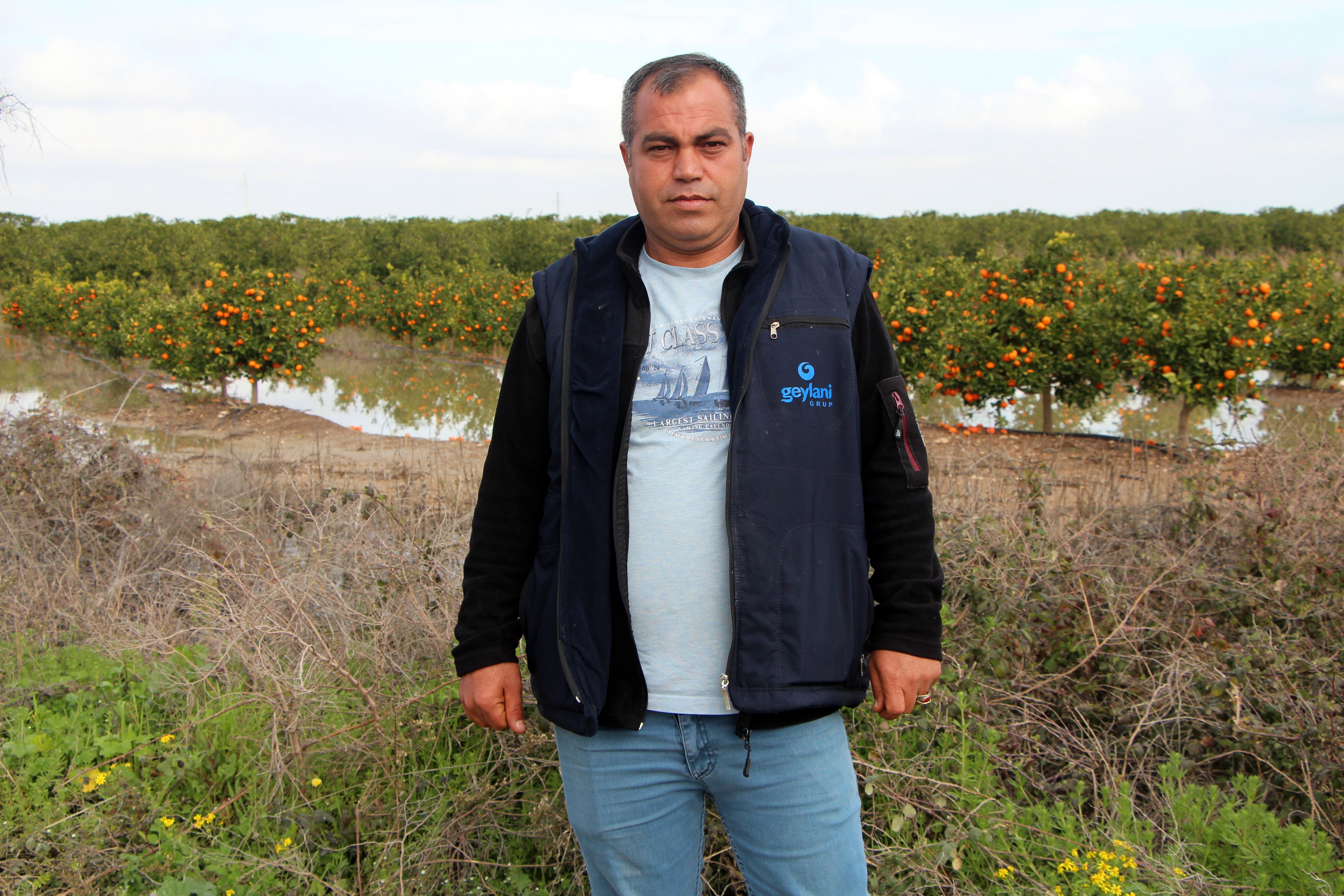 Adana narenciye bahçeleri sel