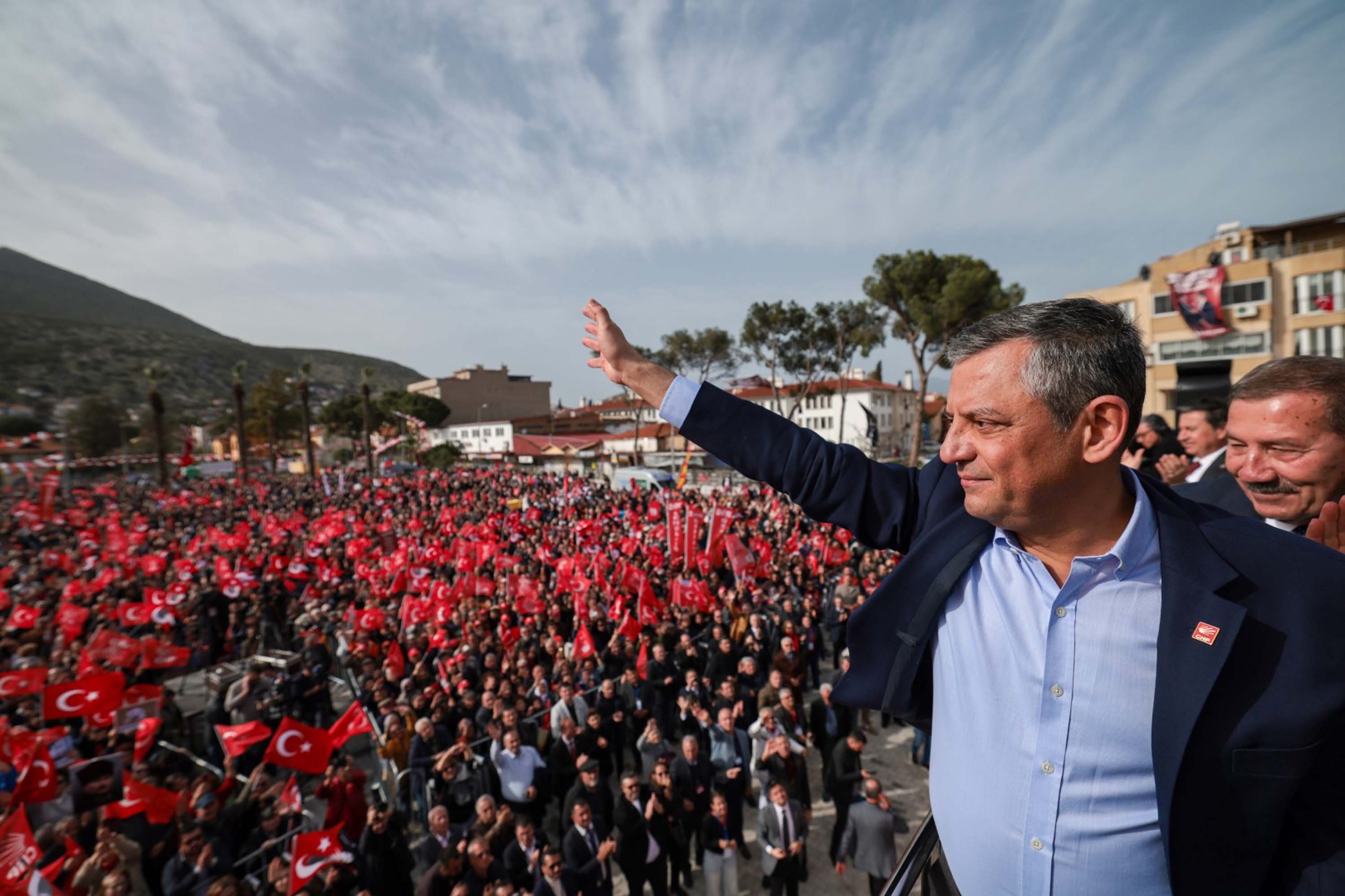 CHP Milas Mitingi Kalabalık