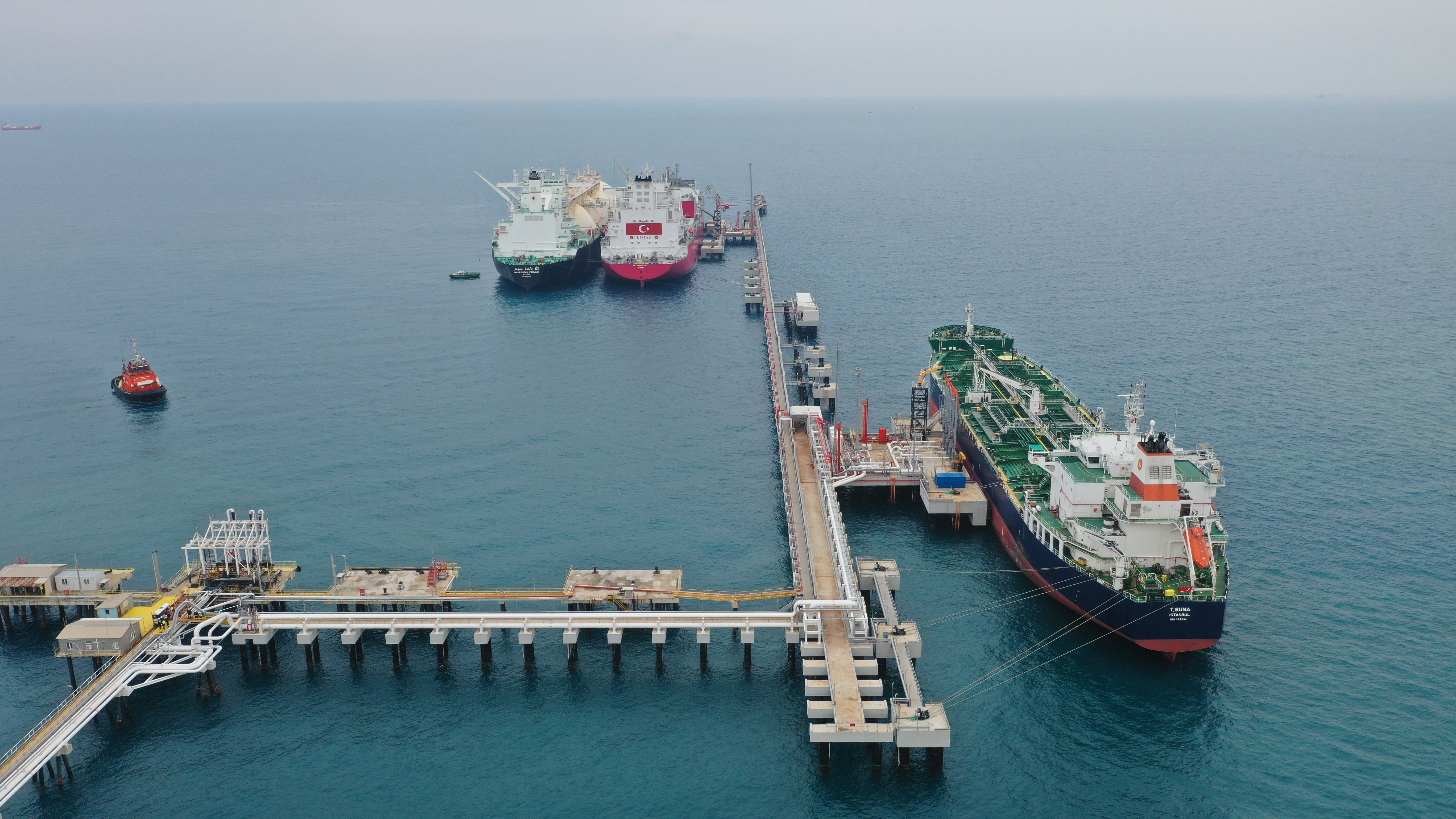 Enerji Bakanı Alparslan Bayraktar Dörtyol FSRU Terminali