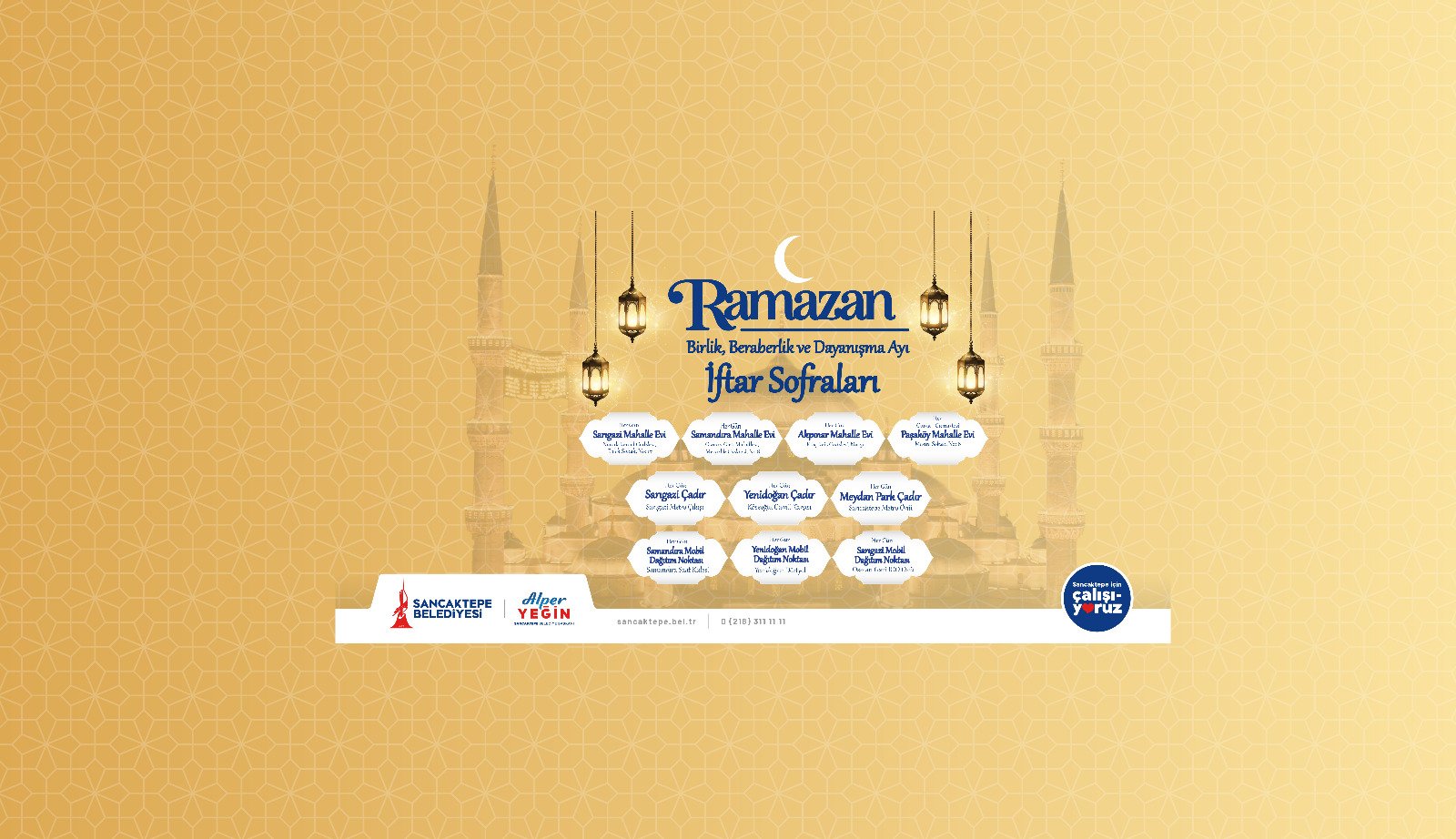 Sancaktepe Belediyesi Ramazan İftar Sofraları