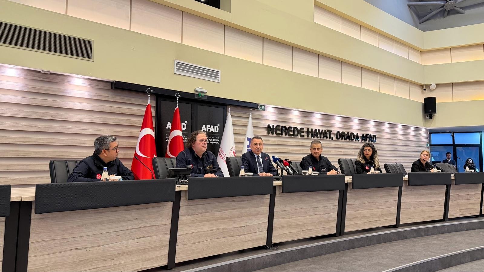 Fuat Oktay AFAD ziyareti