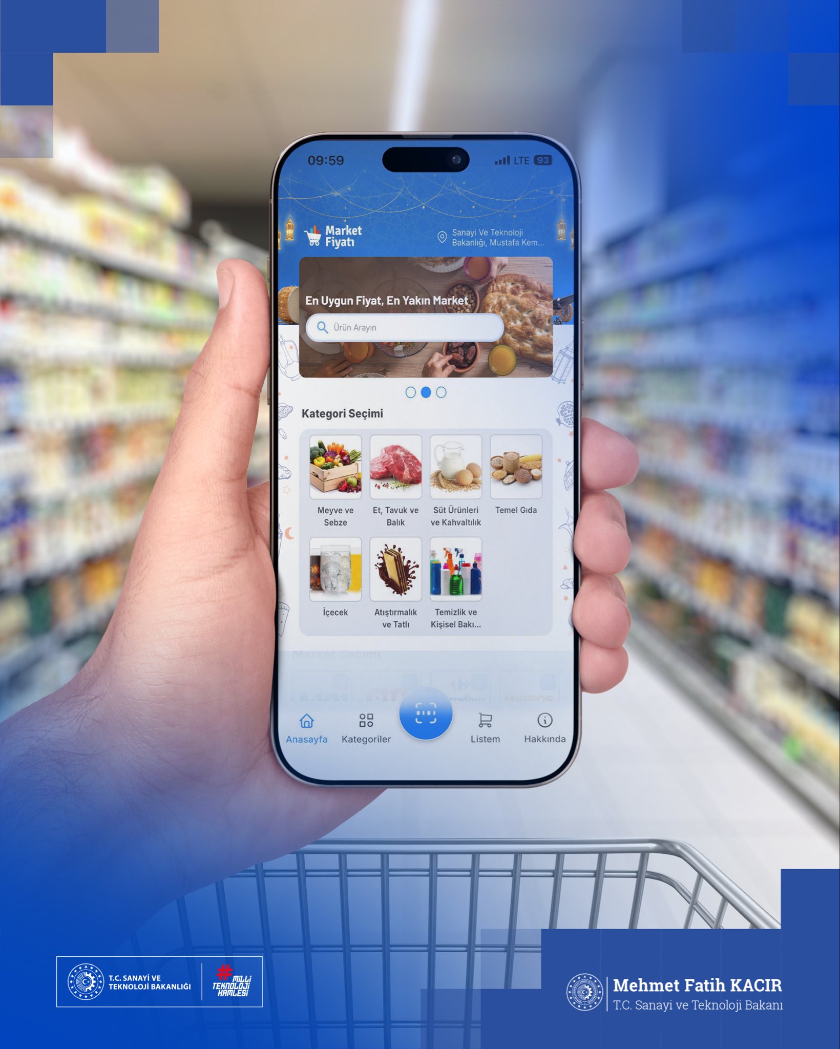 Sanayi ve Teknoloji Bakanı Mehmet Fatih Kacır