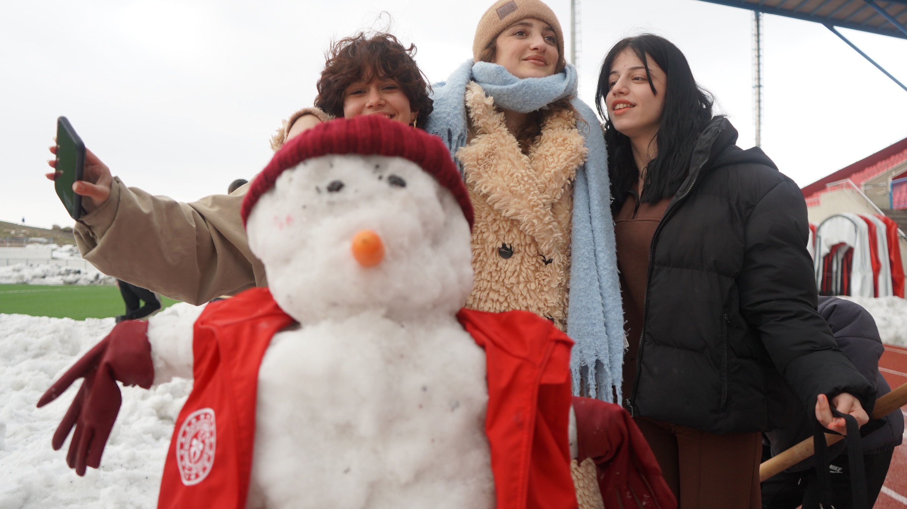 Şırnak Kardan Adam Yarışması Aileler
