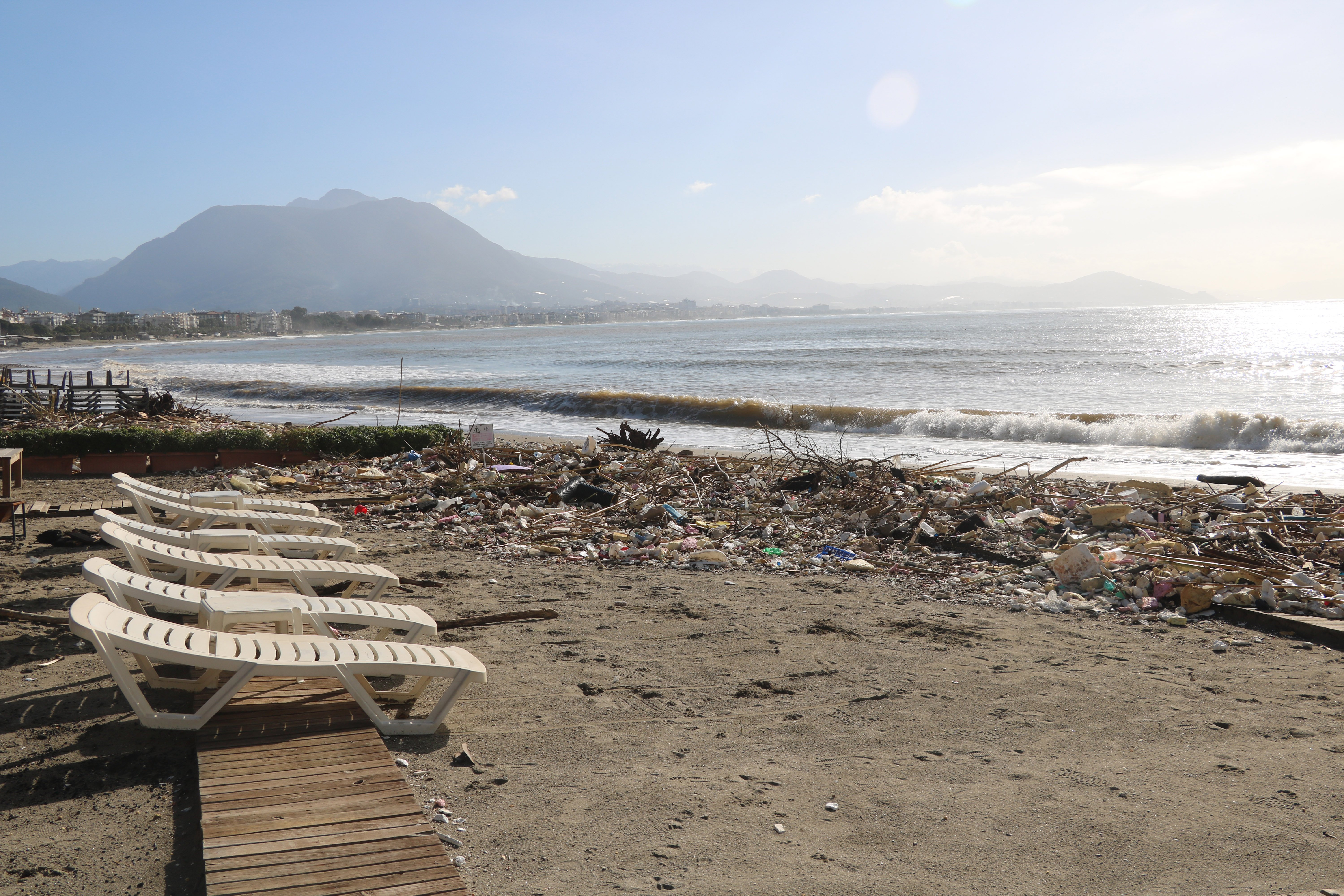 Alanya sahili atık sorunu